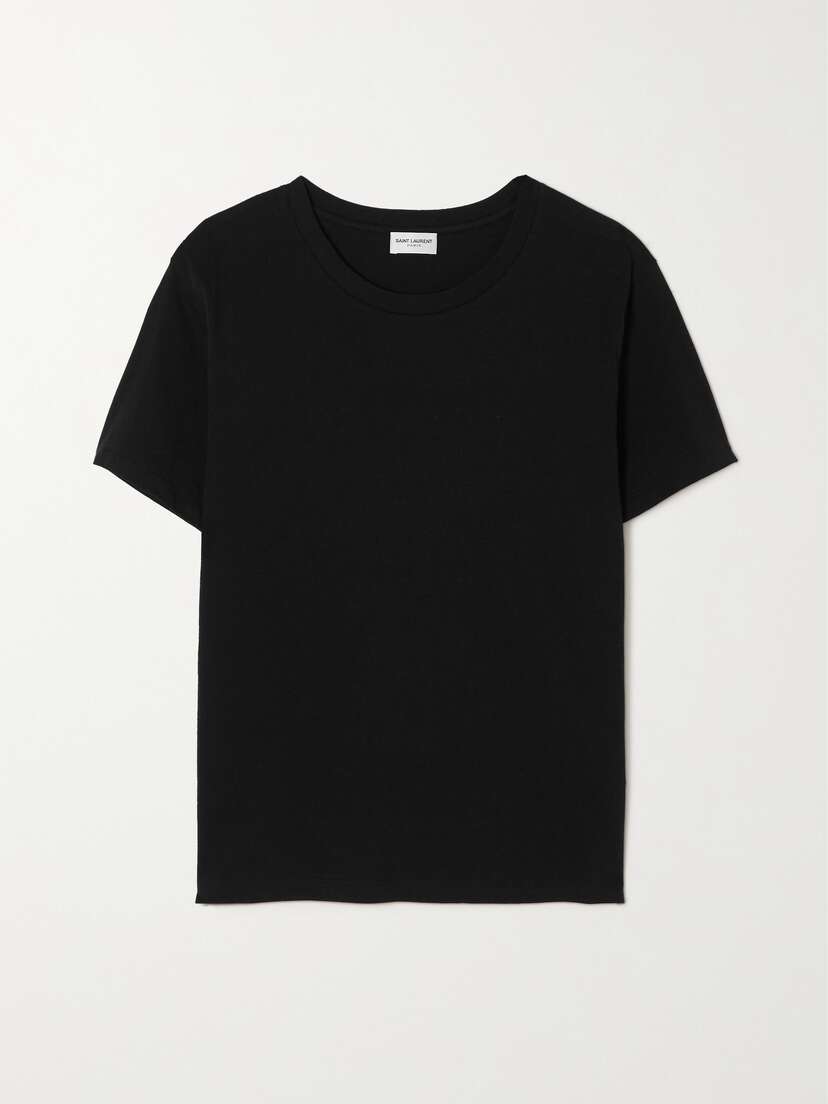 Saint Laurent Cotton-jersey T-shirt