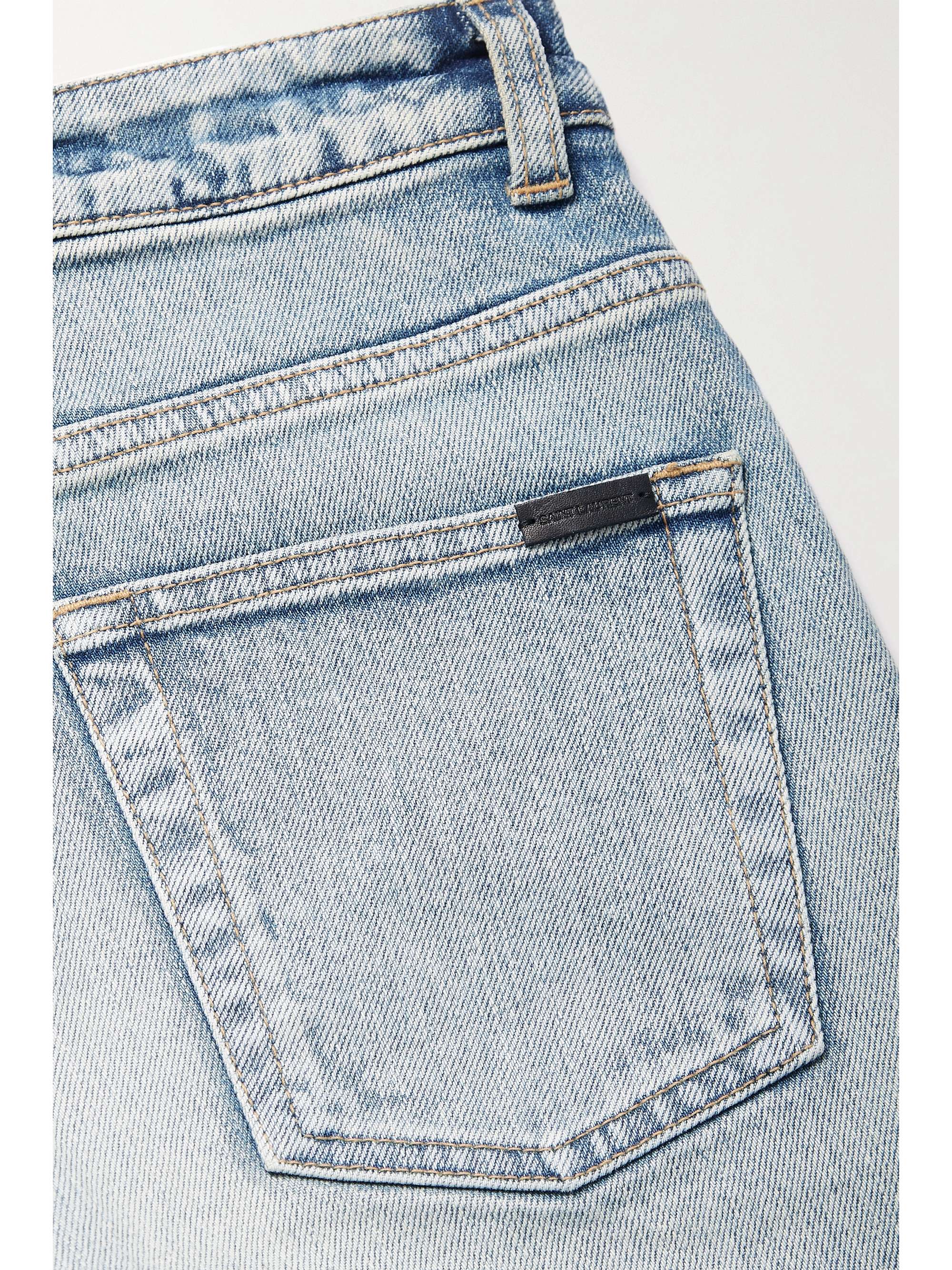 Mid denim Mid-rise skinny jeans | SAINT 