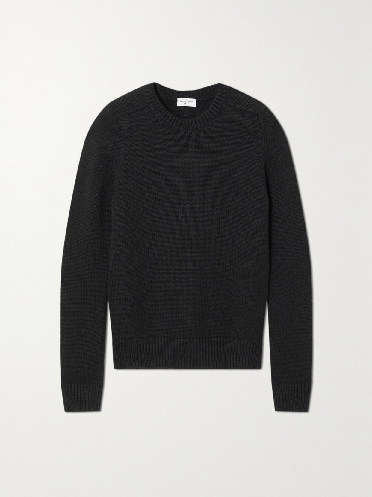 Saint Laurent Cashmere Sweater In Black