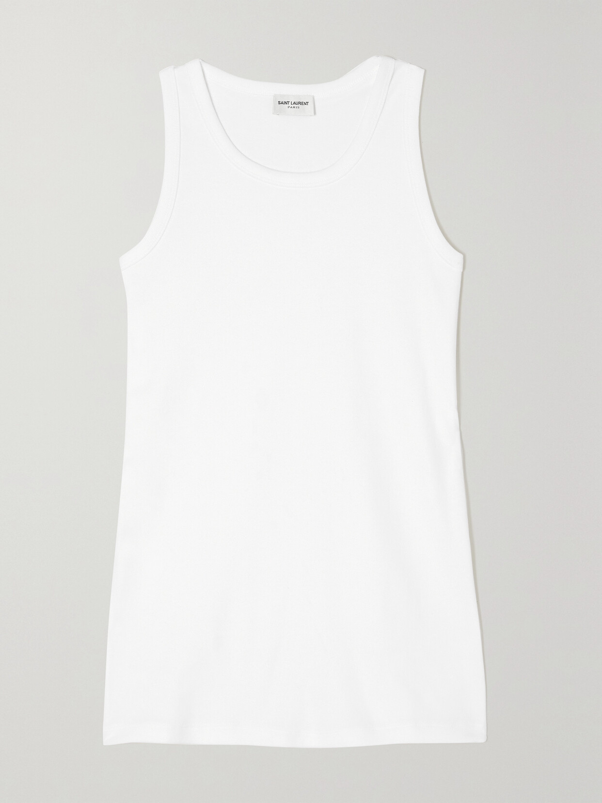 SAINT LAURENT Cotton-jersey Tank