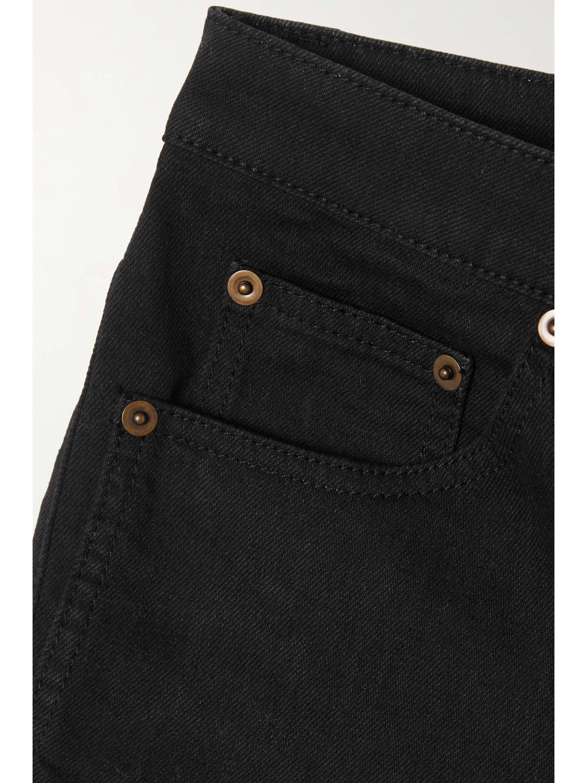 SAINT LAURENT Hoch sitzende Skinny Jeans