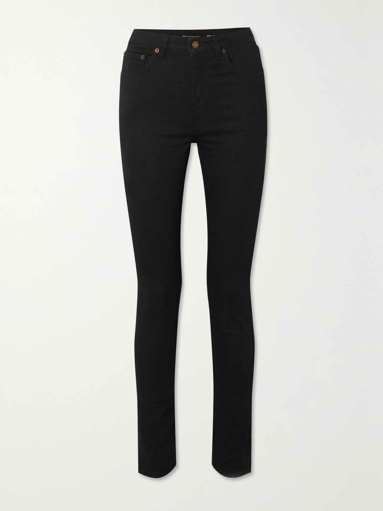 SAINT LAURENT High-rise Skinny Jeans - Black