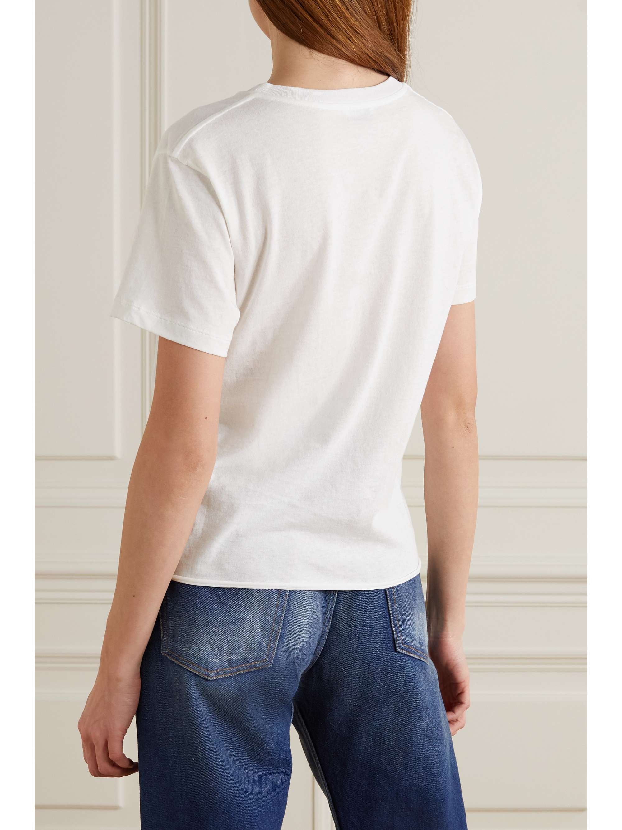 SAINT LAURENT Cotton-jersey T-shirt