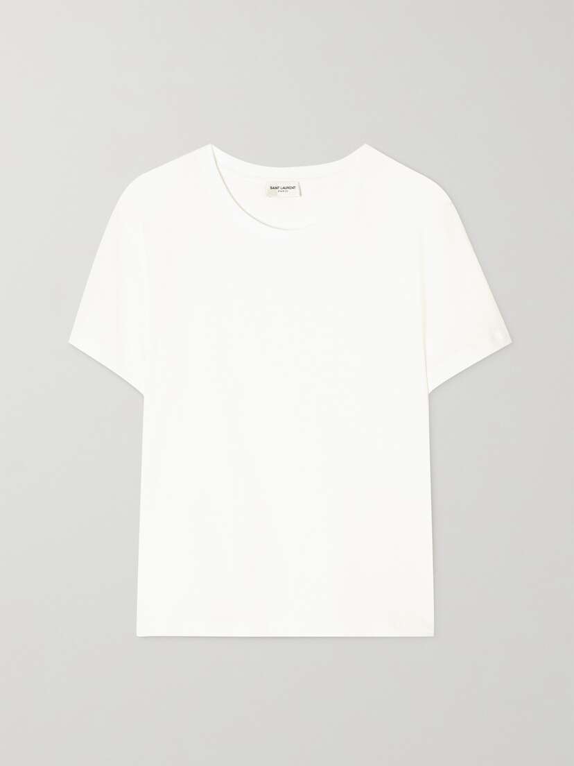 Saint Laurent Cotton-jersey T-shirt