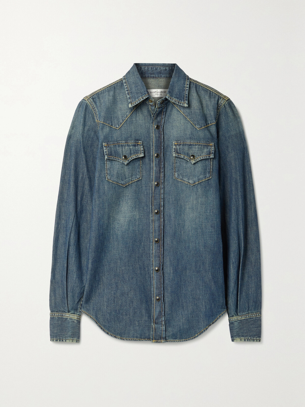 SAINT LAURENT Denim Shirt - Blue