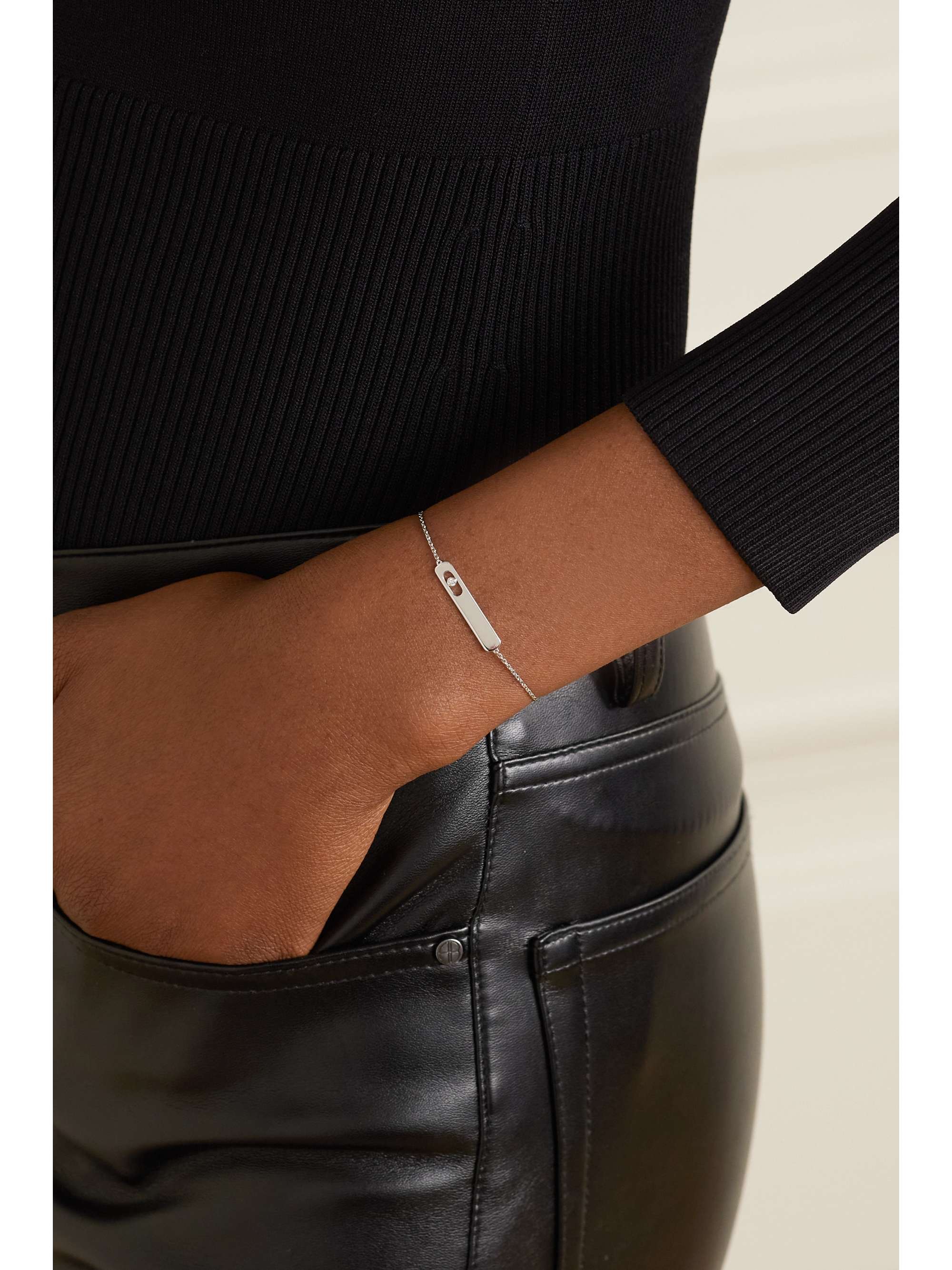 MESSIKA My First Diamond 18-karat white gold diamond bracelet