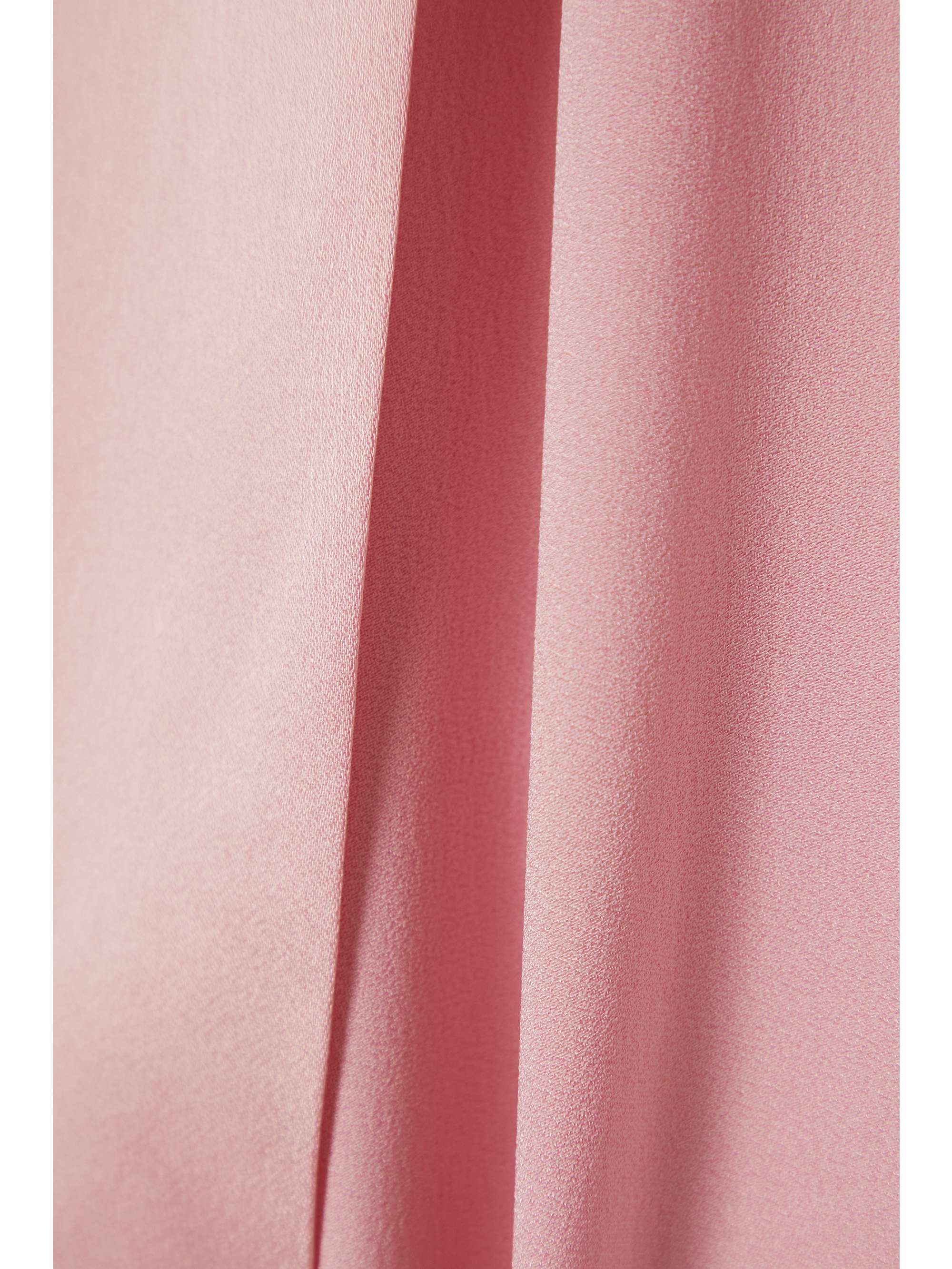 TALLER MARMO + NET SUSTAIN Palm Beach tie-detailed satin-trimmed crepe kaftan