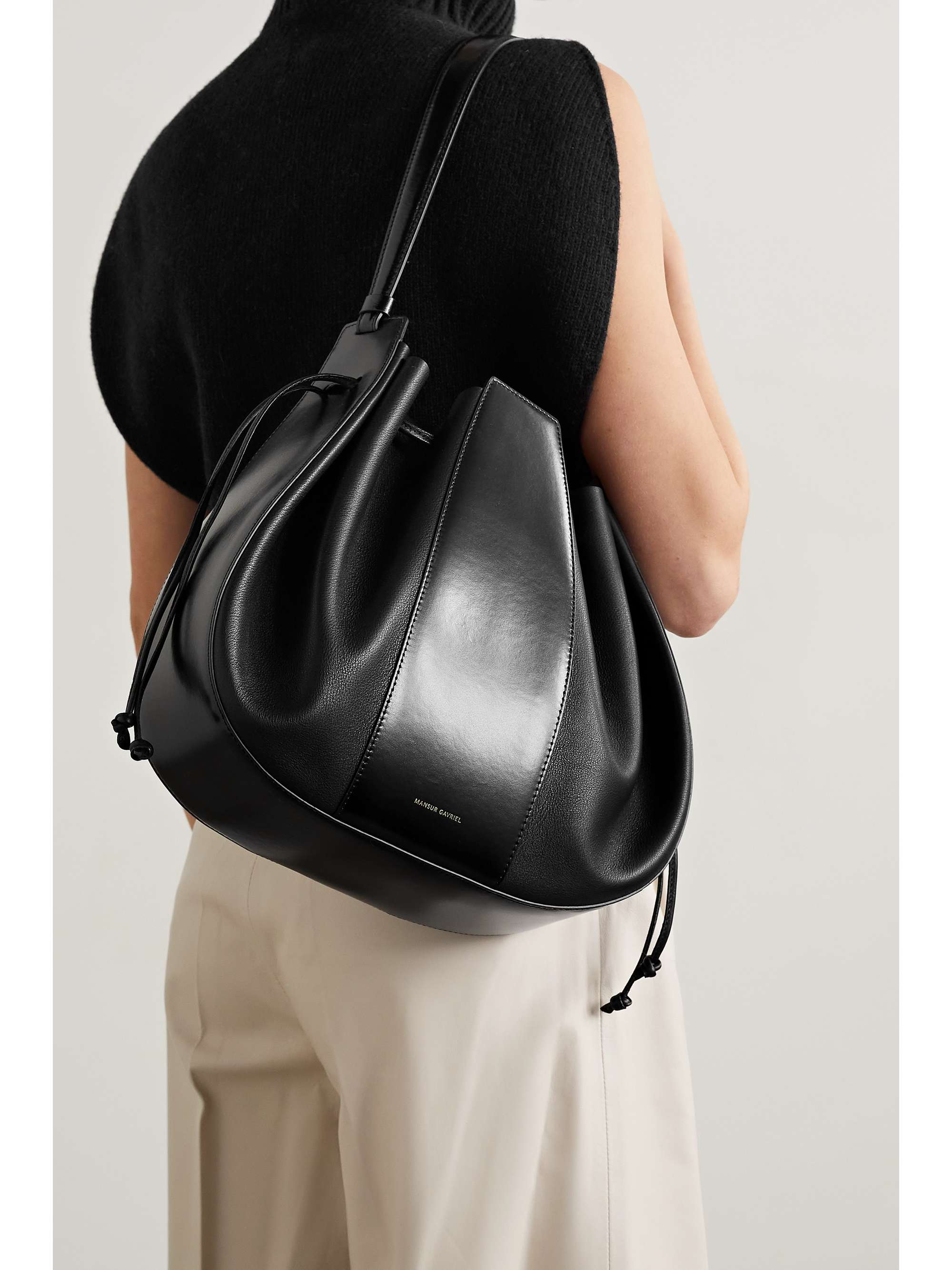 MANSUR GAVRIEL Lilium large leather shoulder bag