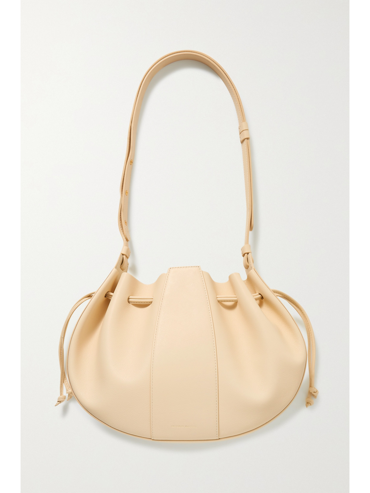 Mansur Gavriel Lilium Leather Shoulder Bag In Cream