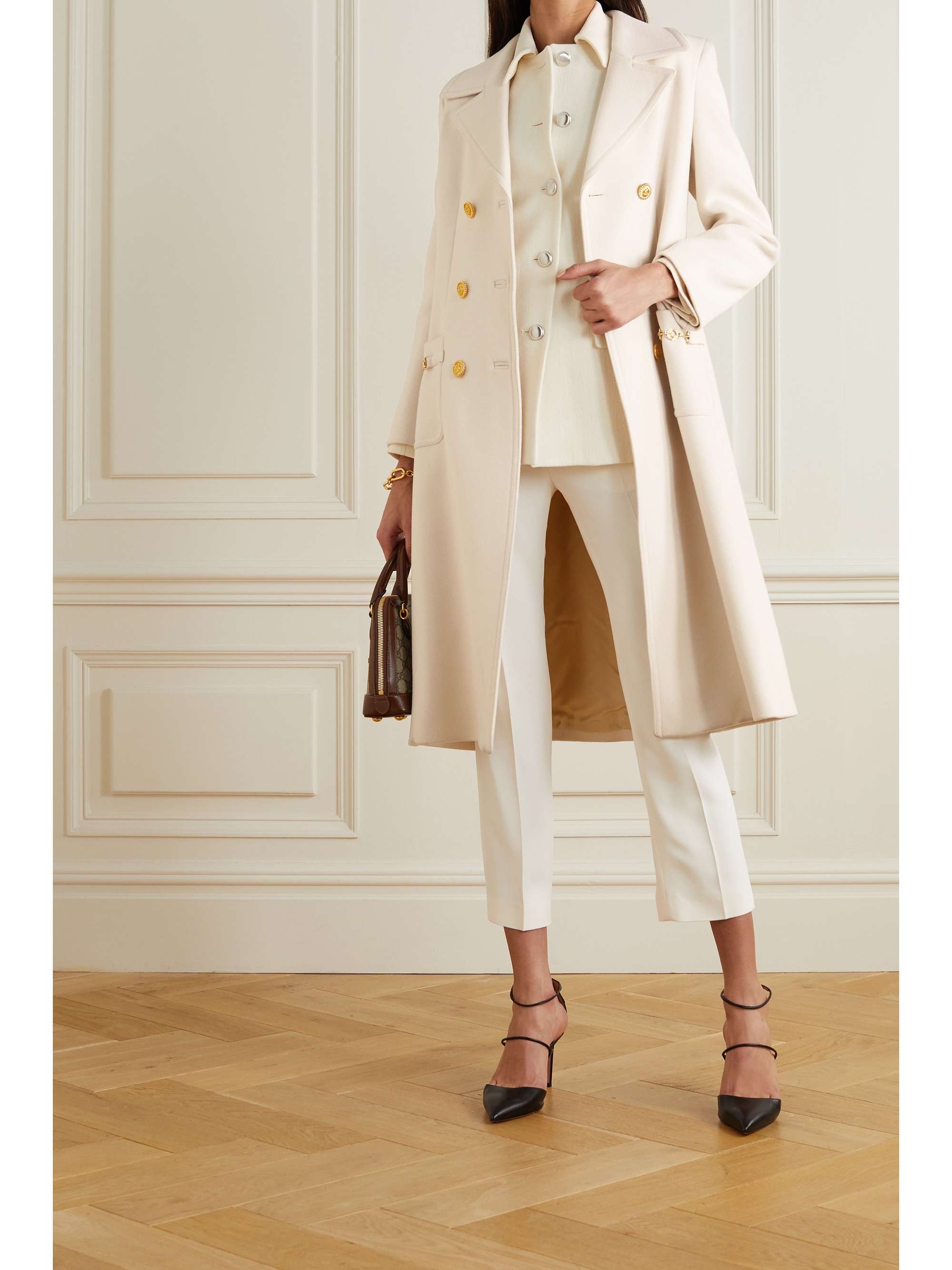 gucci double breasted coat