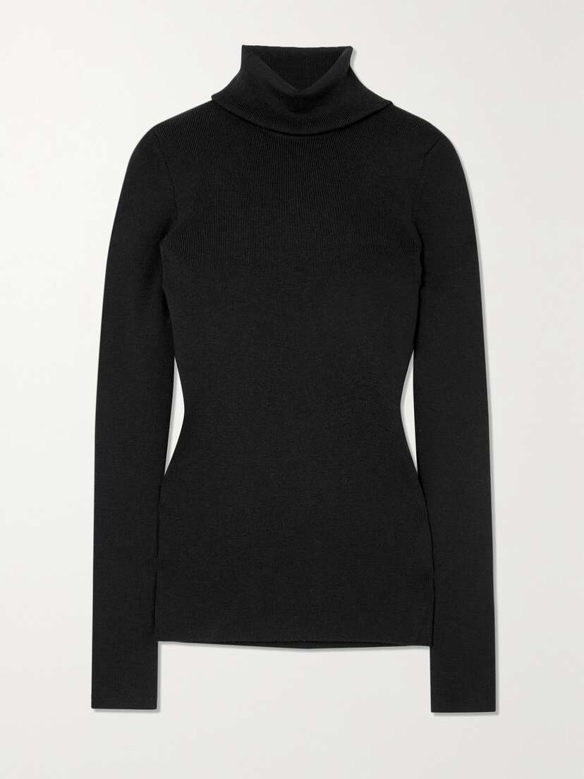 Gucci Embroidered Wool-blend Turtleneck Sweater