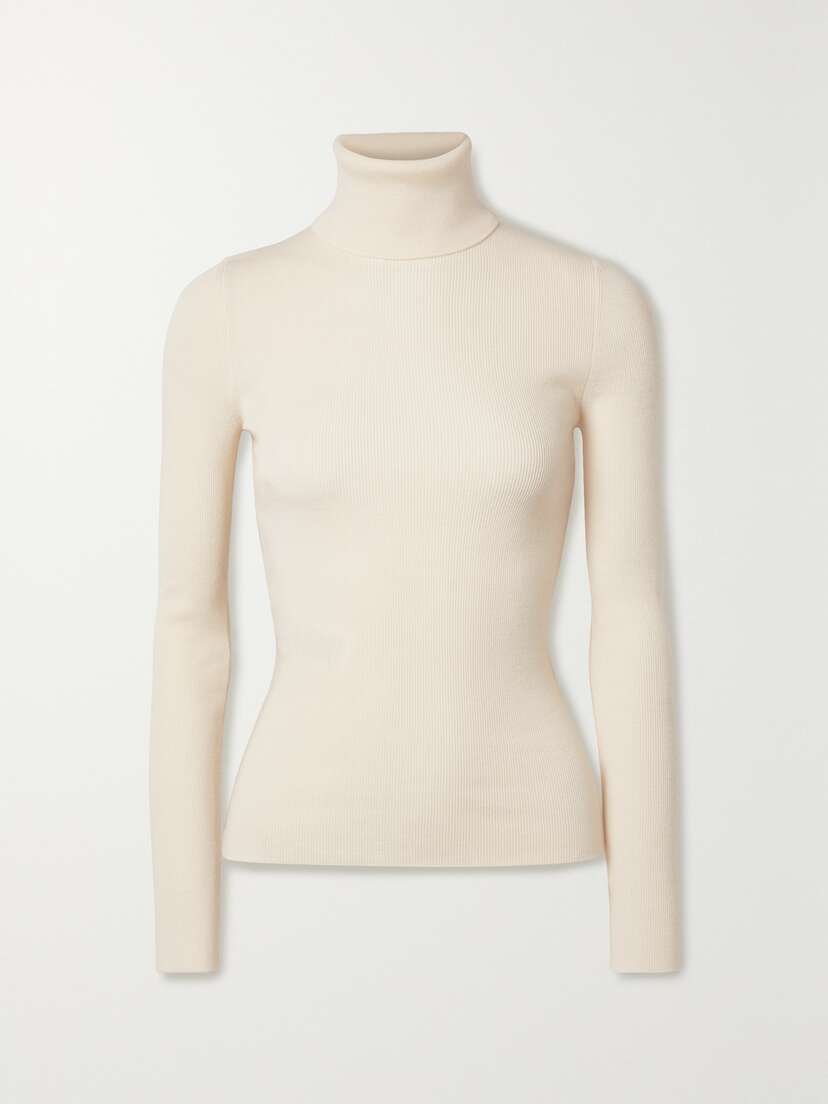 Gucci Embroidered Wool-blend Turtleneck Sweater