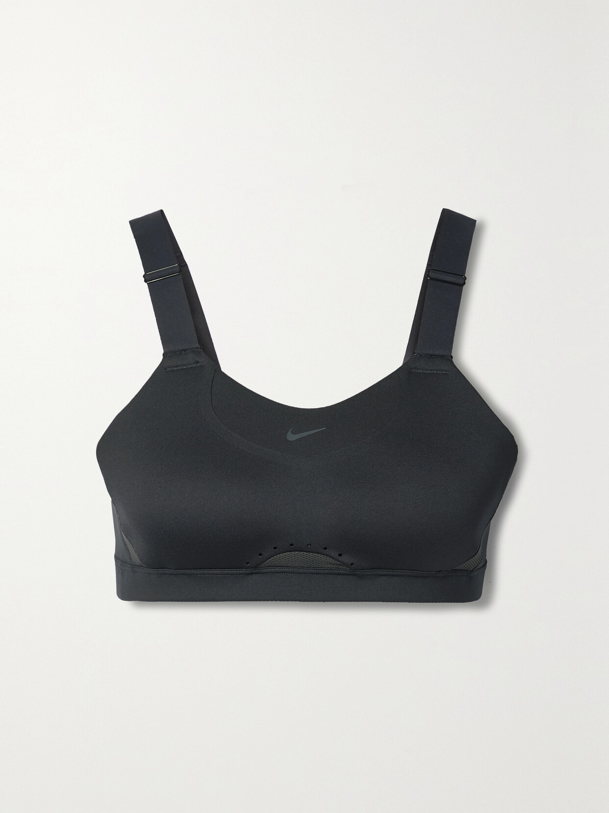 NIKE ALPHA MESH-TRIMMED DRI-FIT RECYCLED SPORTS BRA