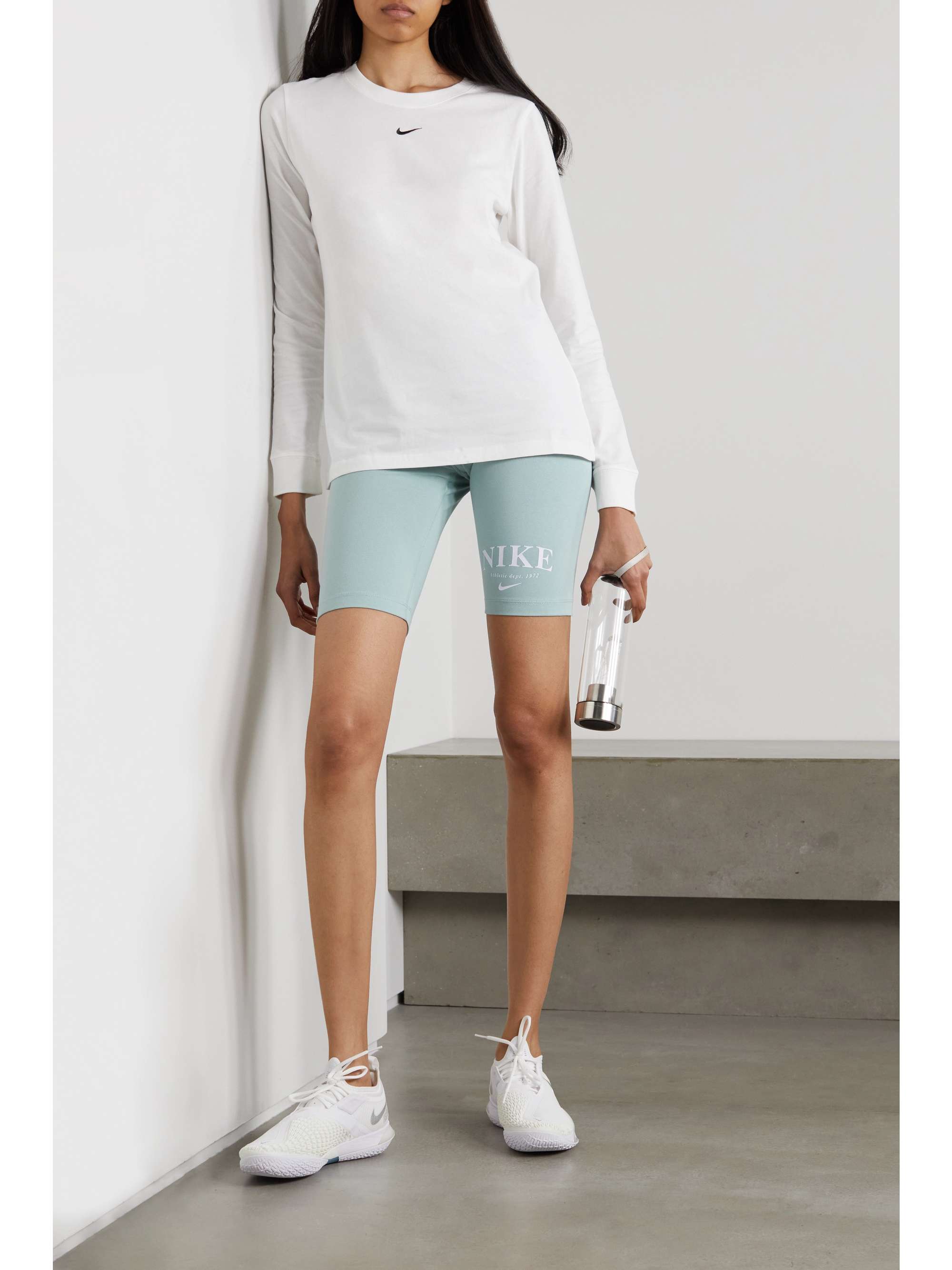 cotton nike biker shorts
