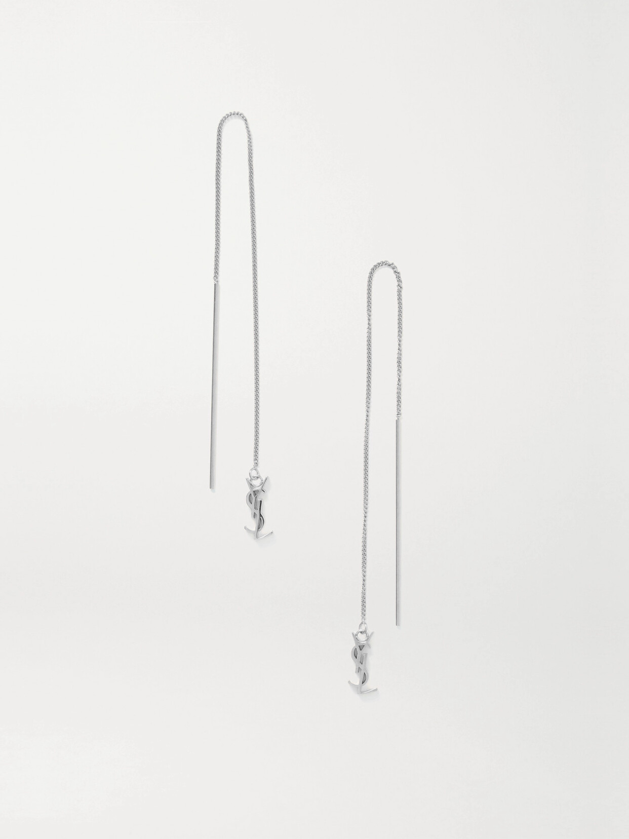SAINT LAURENT - Silver-tone...