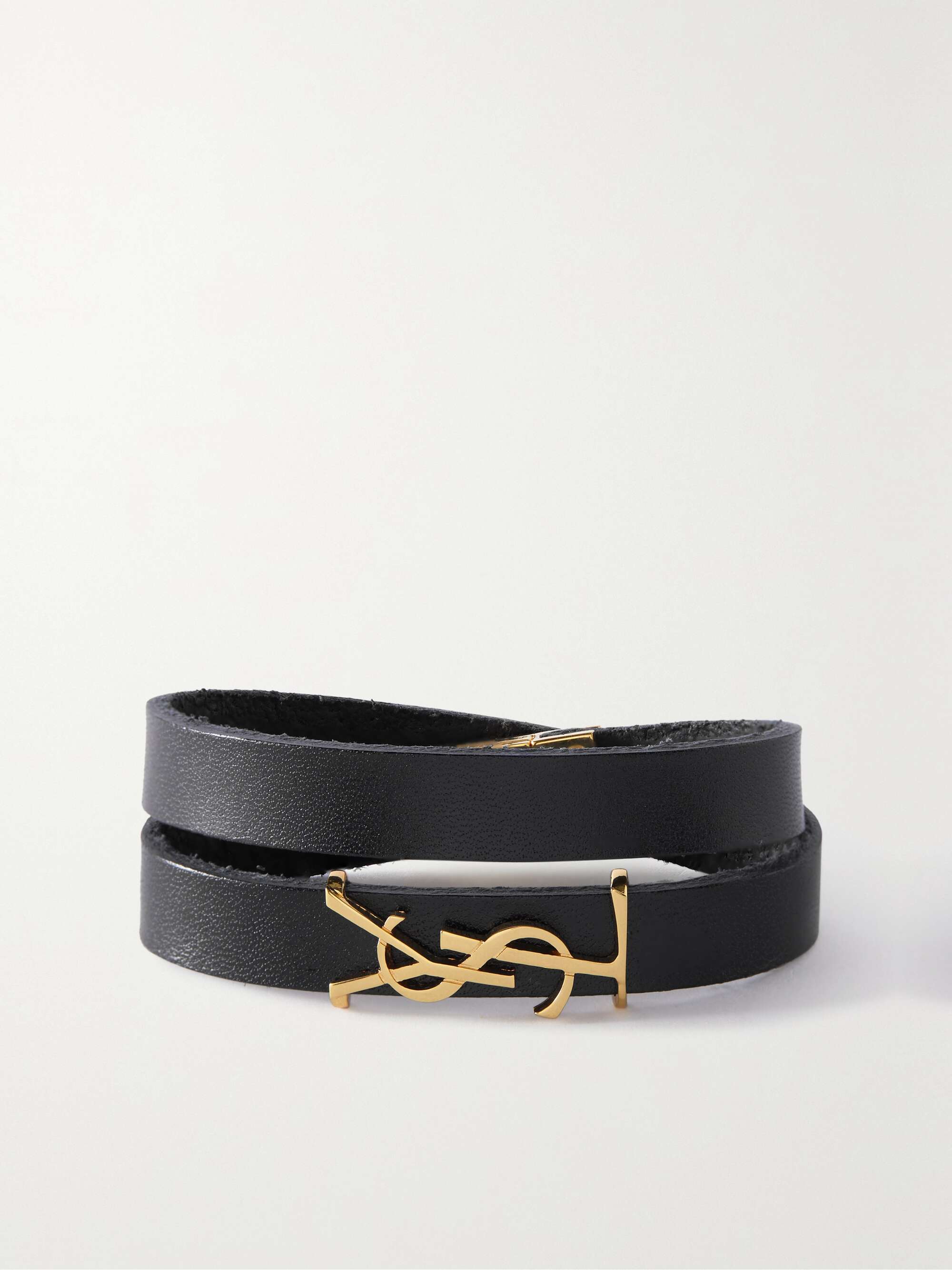Yves saint laurent leather bracelet deals
