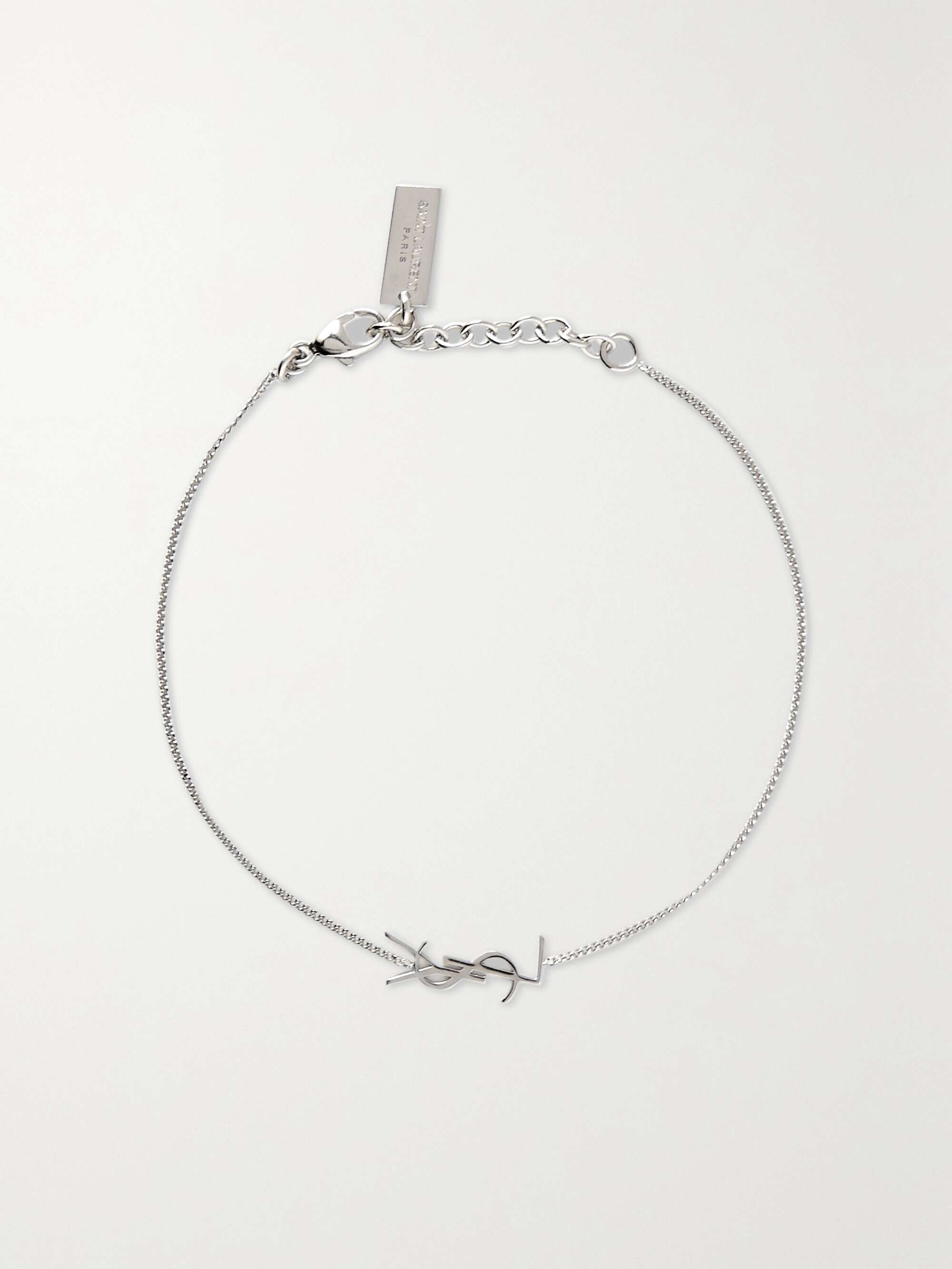 SAINT LAURENT Silver-tone bracelet | NET-A-PORTER