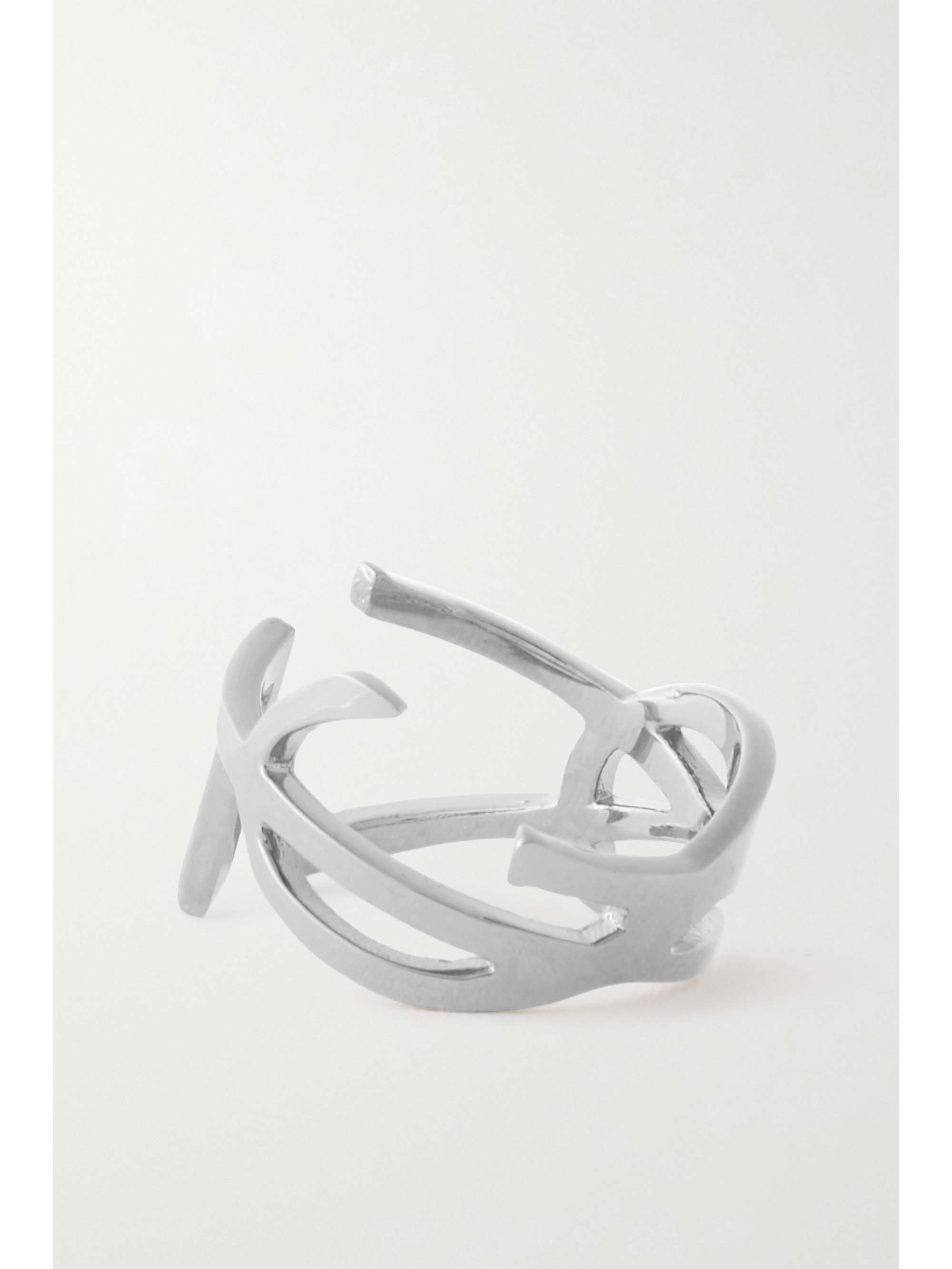 ysl silver ring