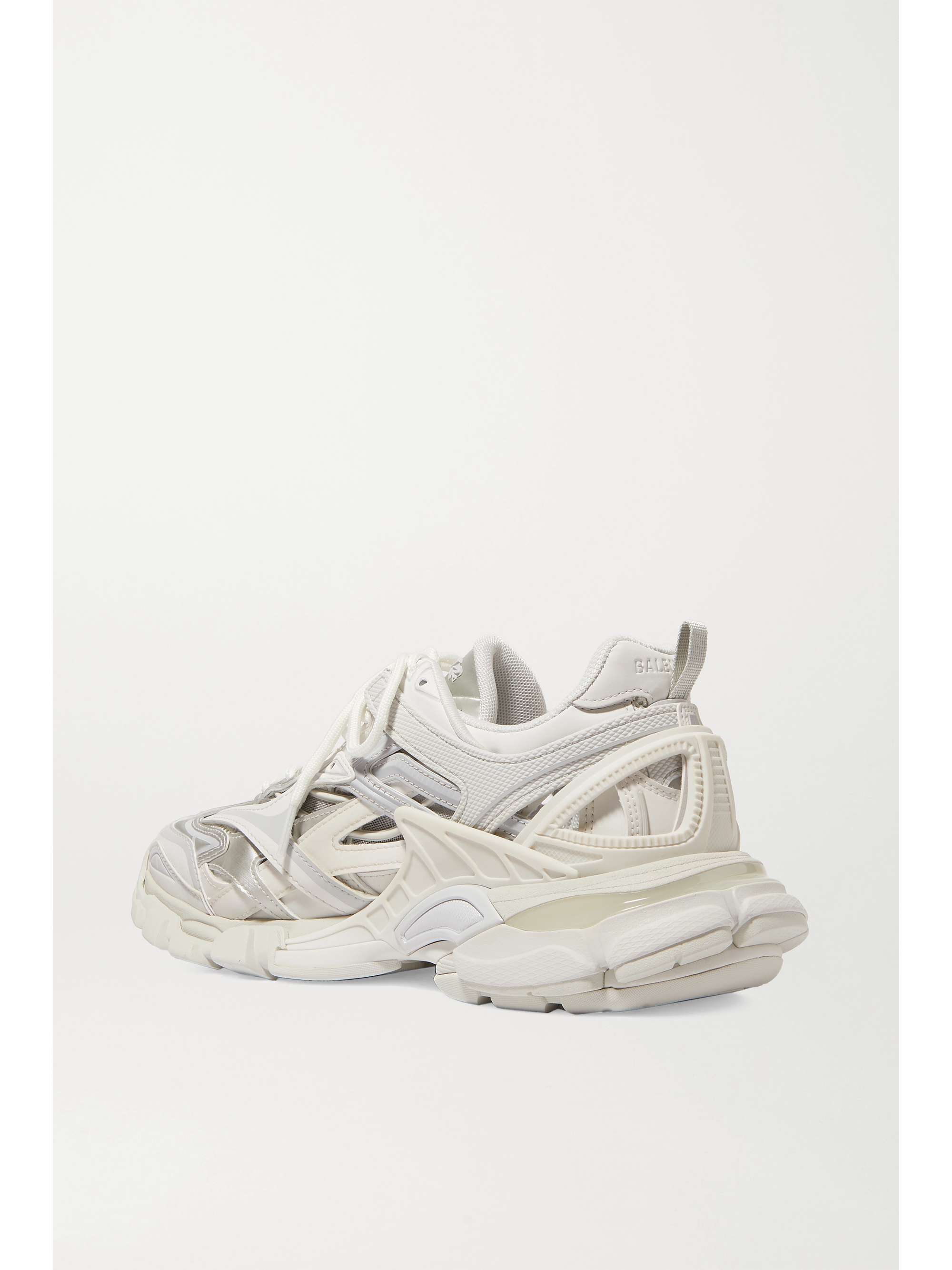 BALENCIAGA Track 2 logo-detailed mesh and rubber sneakers
