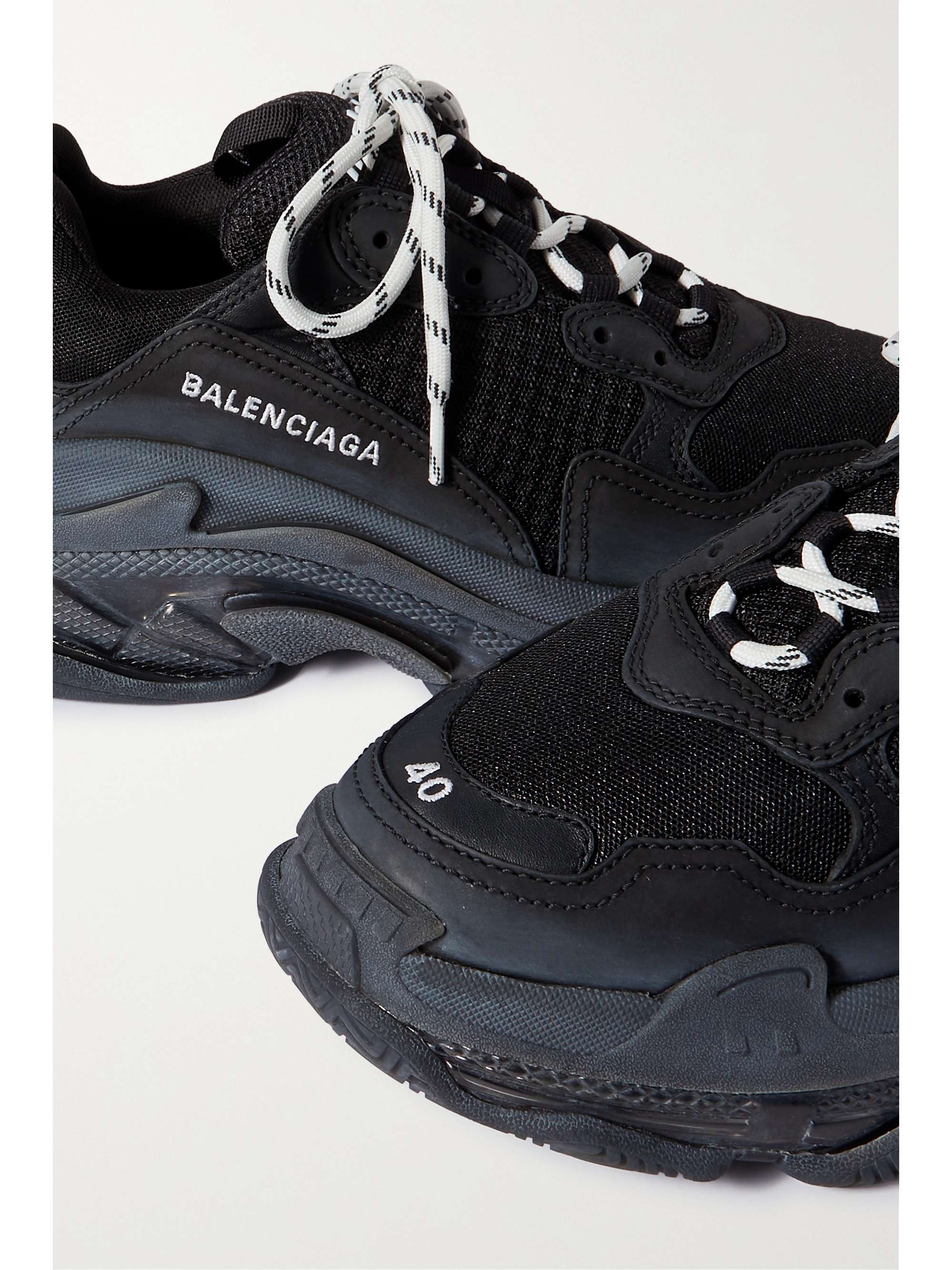  Replacement Laces for Balenciaga Triple S (Black & White) :  Clothing, Shoes & Jewelry