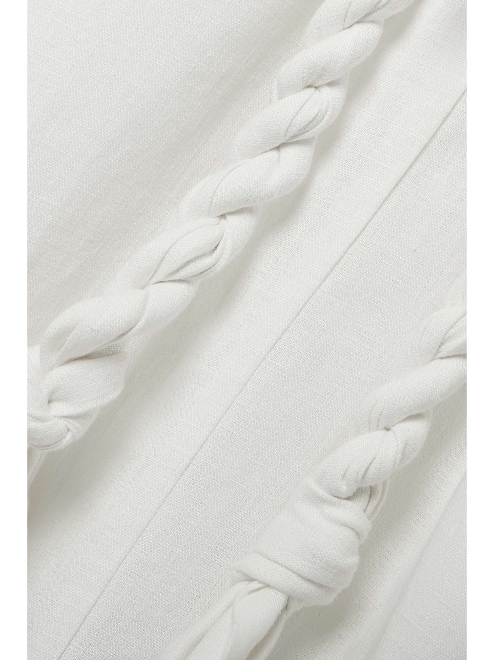 MARA HOFFMAN Sol belted hemp midi dress