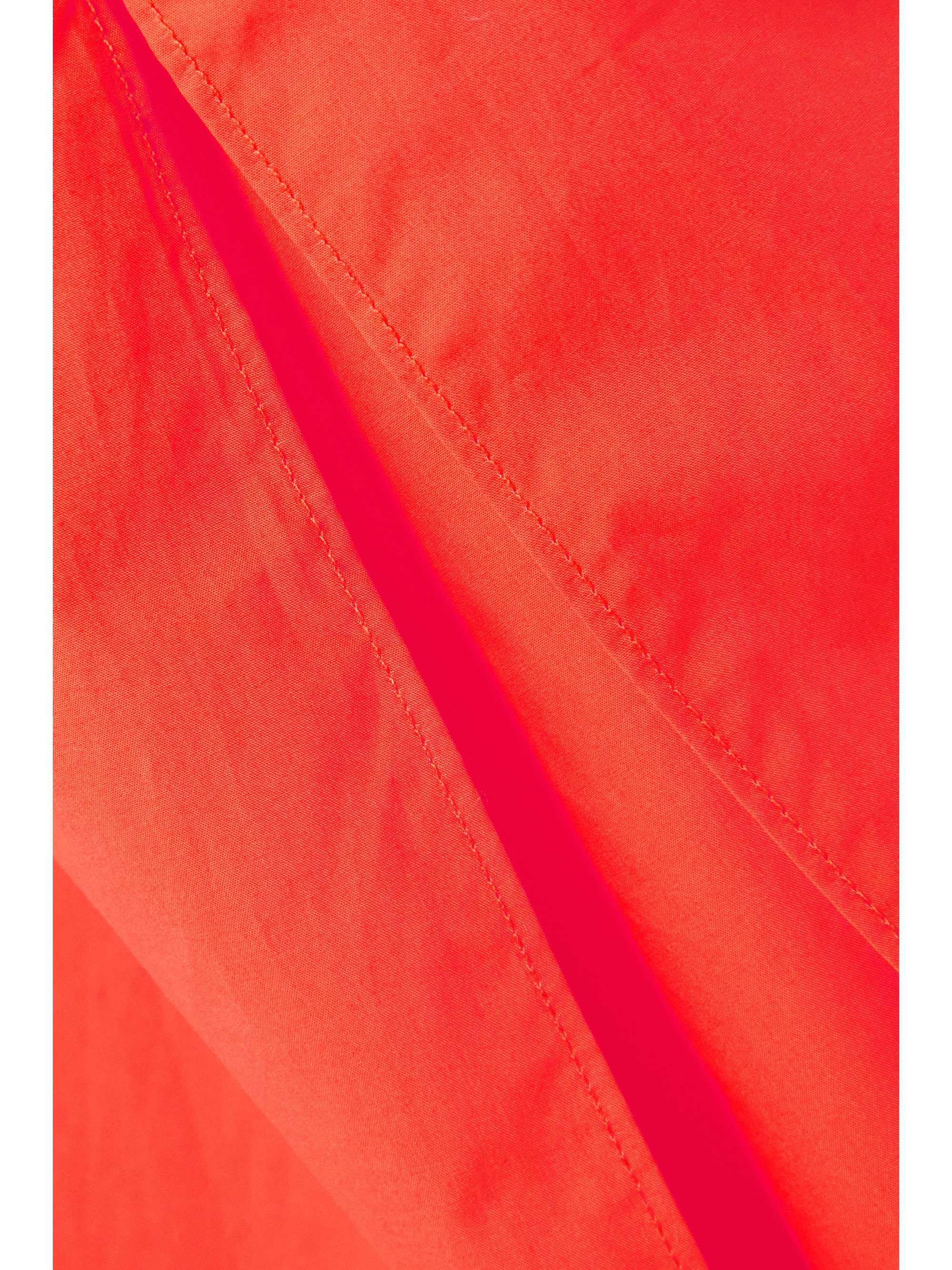 MARA HOFFMAN Lolita tie-front organic cotton-poplin dress
