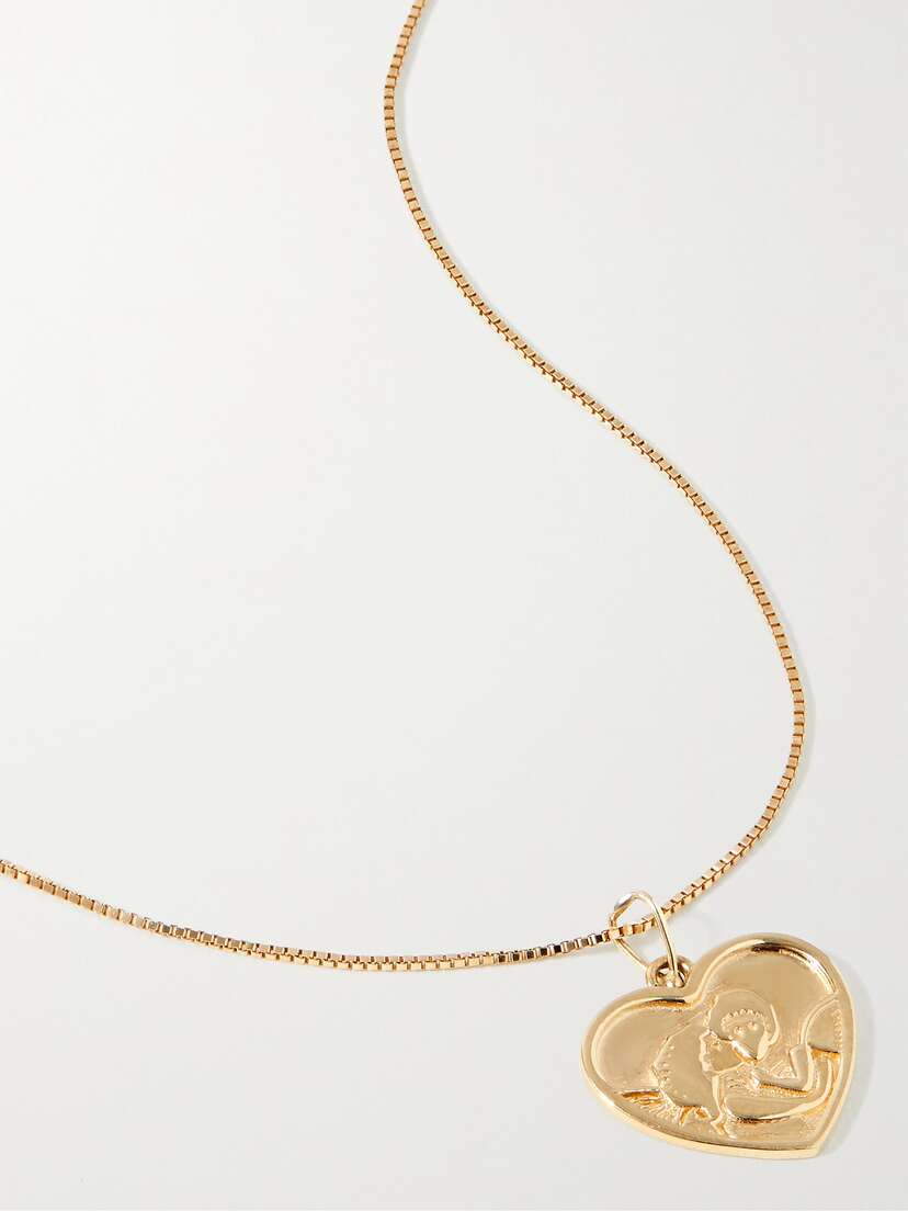 THE M JEWELERS Tiny Angel Heart 10-karat  Necklace