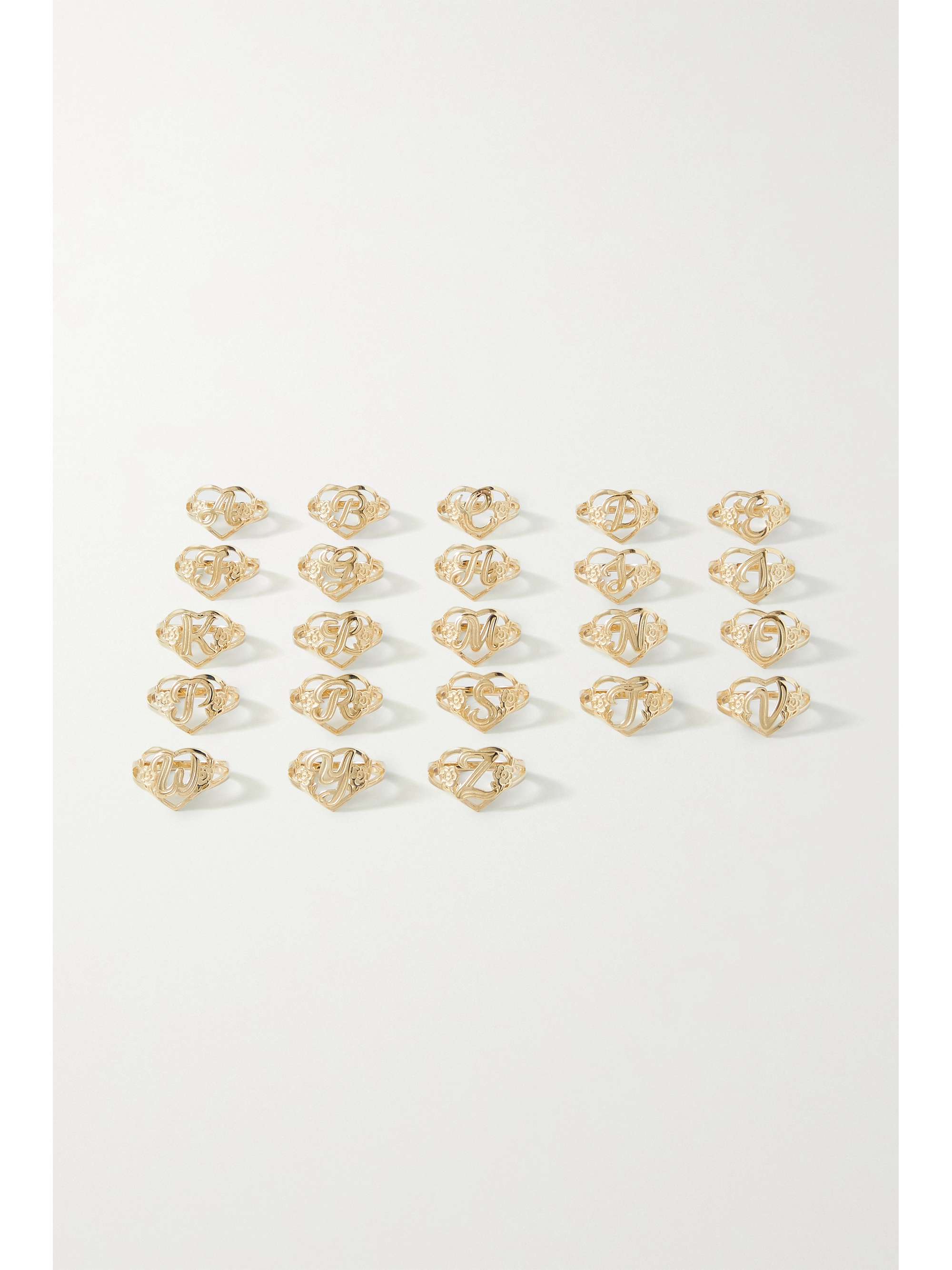 THE M JEWELERS The Cutout Flower 10-karat gold ring
