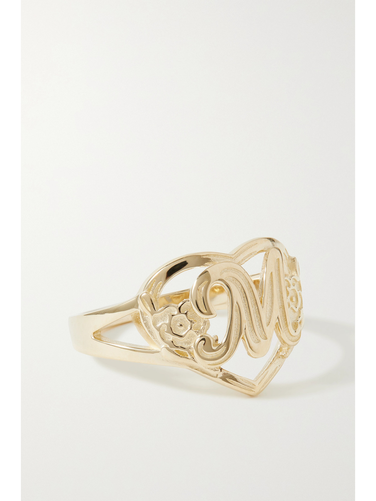 The M Jewelers The Cutout Flower 10-karat Gold Ring In Gold
