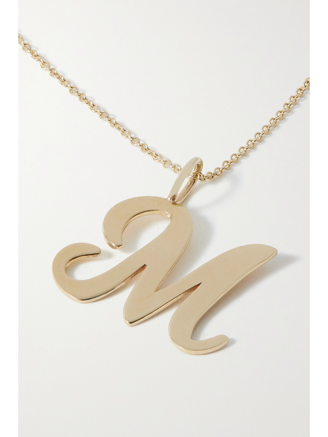 The M Jewelers The Signature Script 10-karat Gold Necklace In Gold