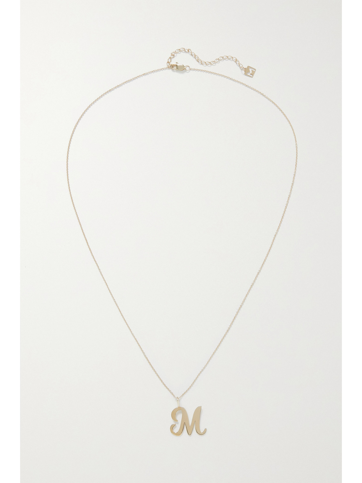 The M Jewelers The Signature Script 10-karat Gold Necklace In Gold