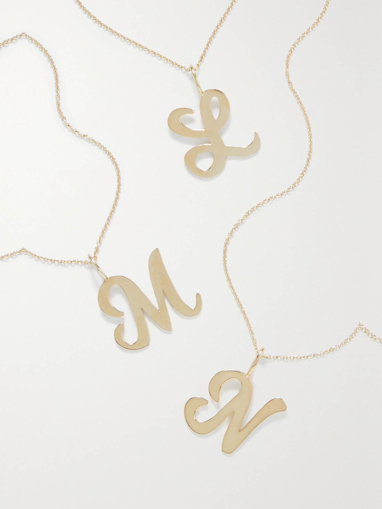 The M Jewelers The Signature Script 10-karat Gold Necklace