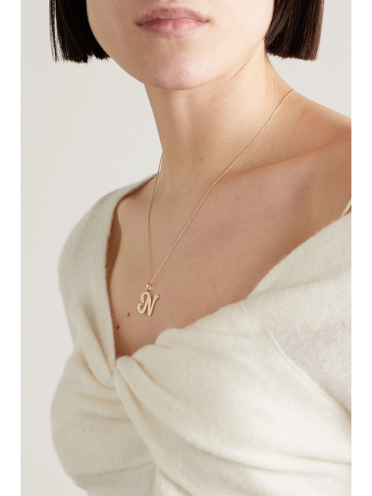 The M Jewelers The Signature Script 10-karat Gold Necklace In Gold