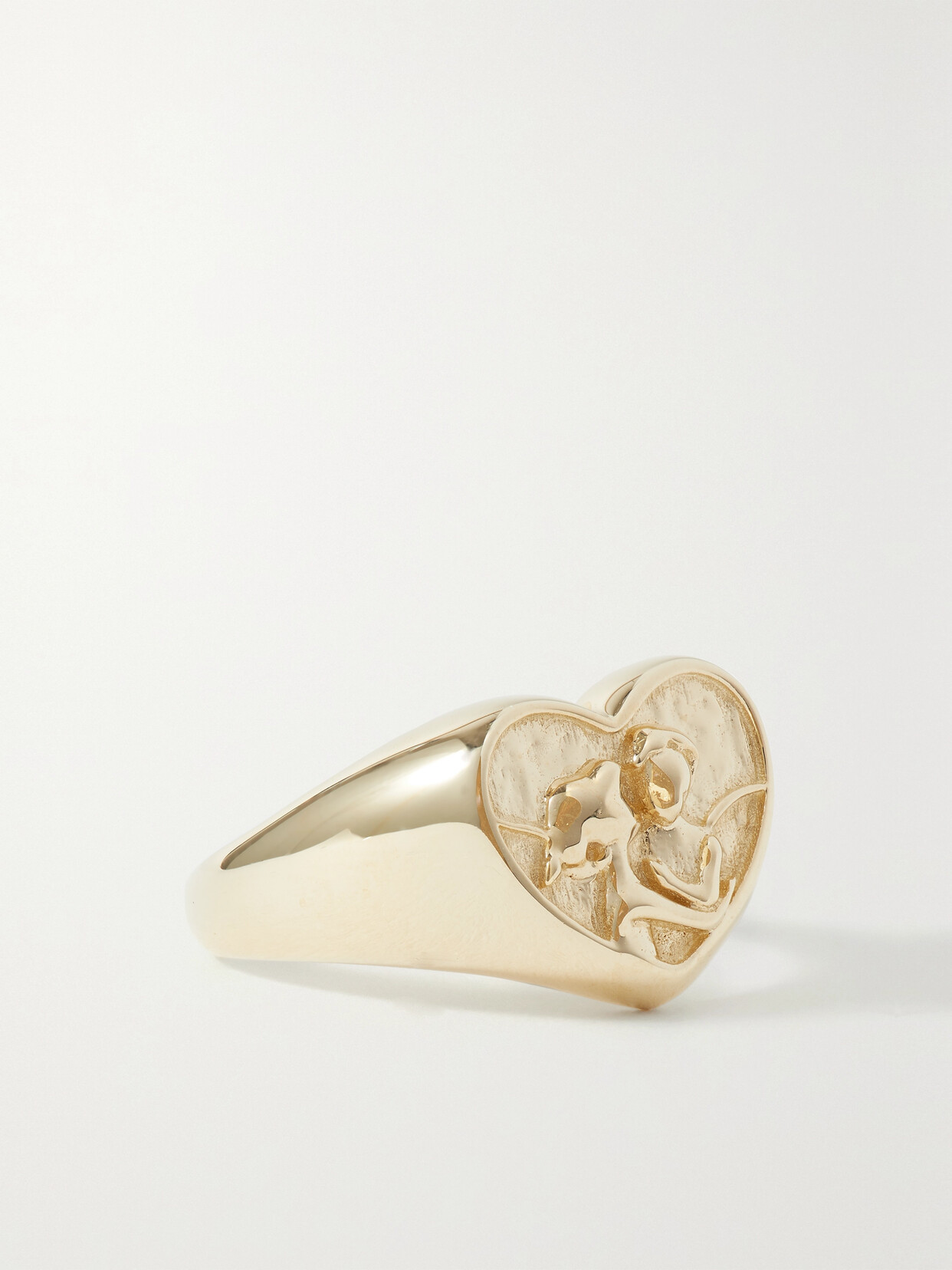 The M Jewelers The Angel 10-karat Gold Signet Ring In Gold