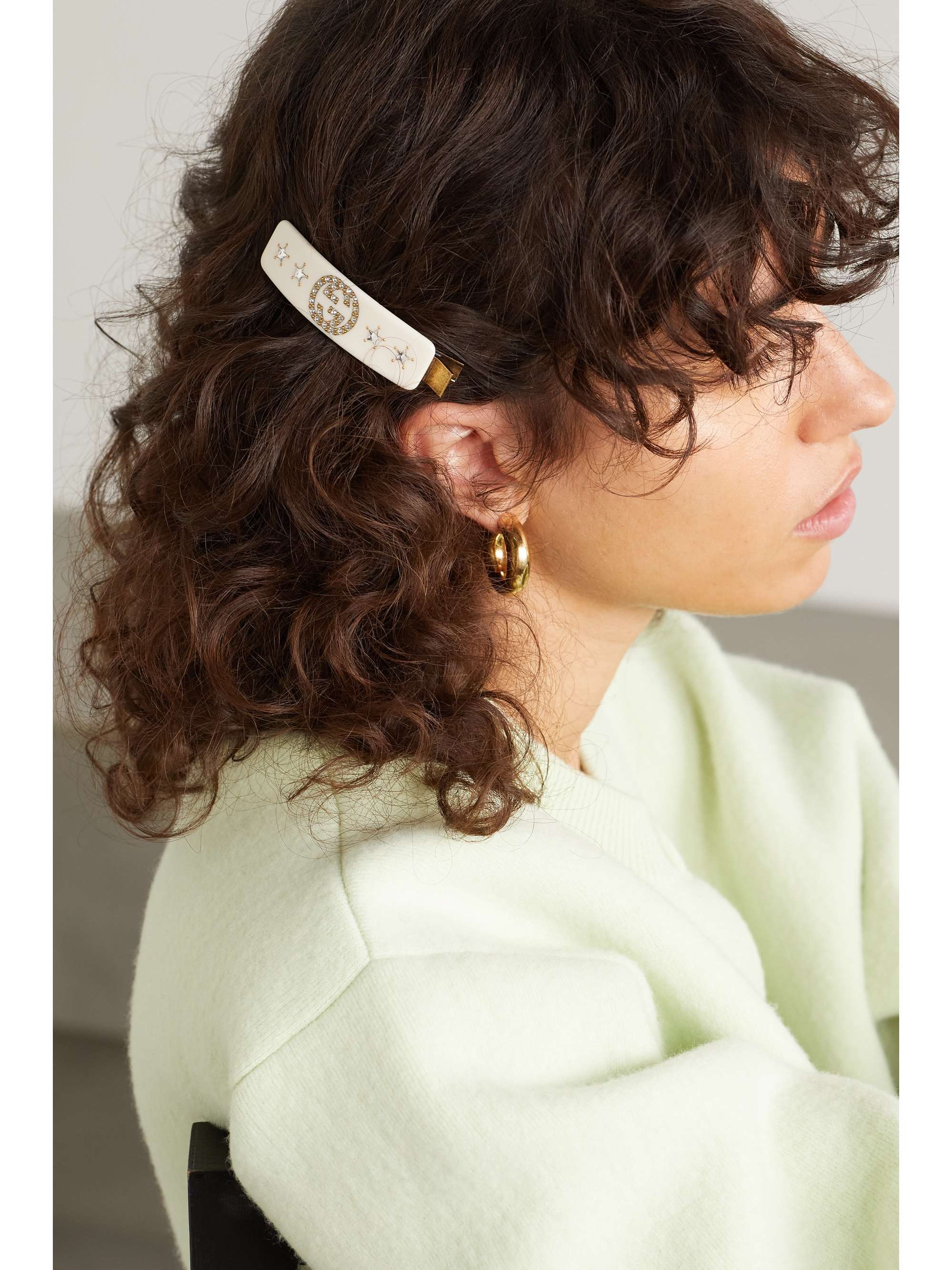 gucci hair, Crystal-Embellished Hair Clip | Gucci - Mytheresa gucci hair, Crystal-Embellished Hair Clip | Gucci - Mytheresa