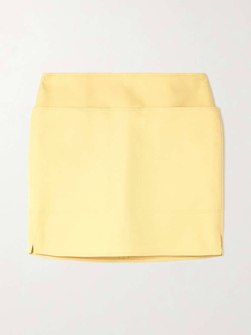 Max Mara — Bevanda cotton-gabardine mini skirt