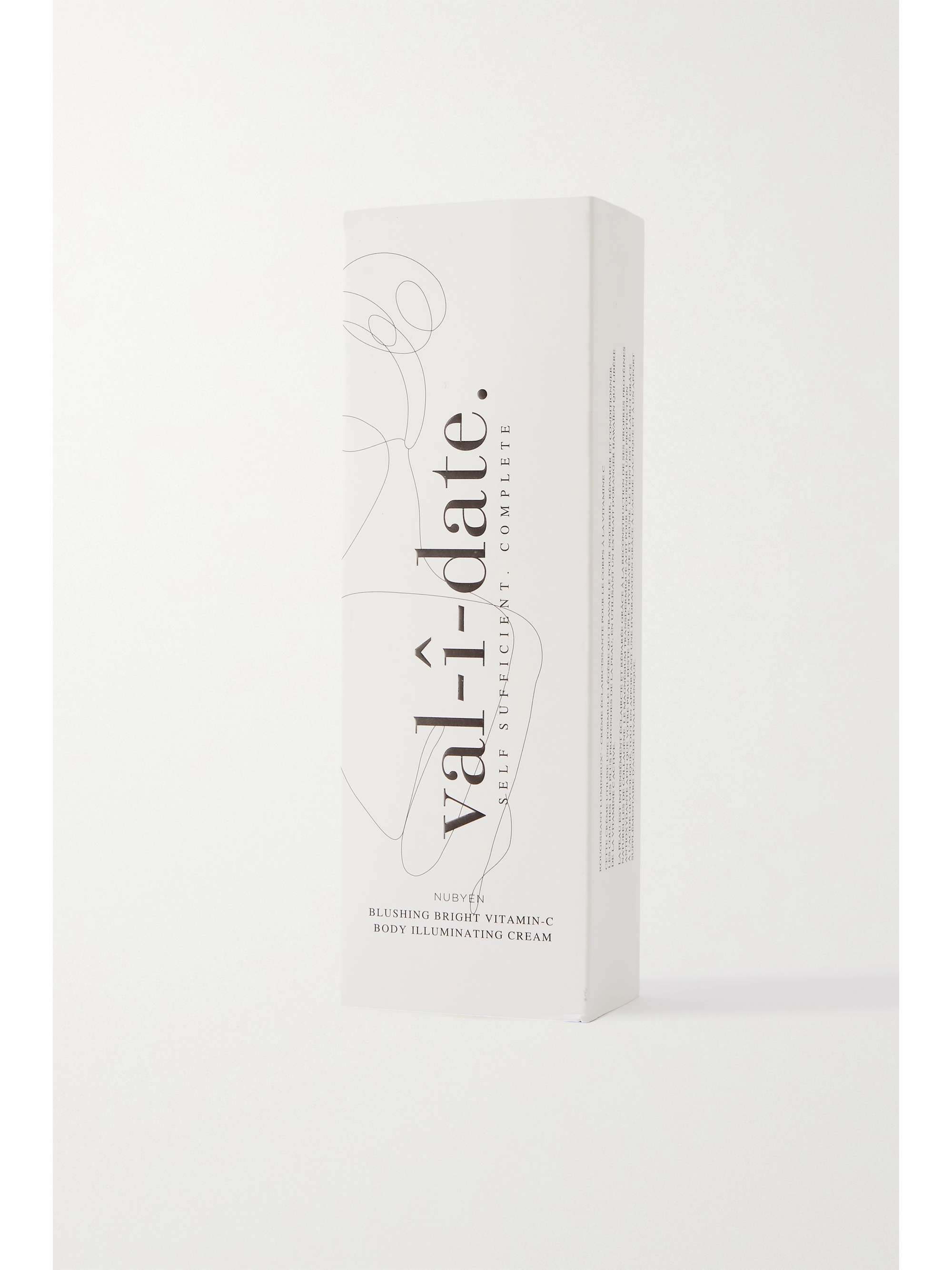 NUBYEN + NET SUSTAIN Val-î-date Blushing Bright Vitamin-C Body Illuminating Cream, 100ml