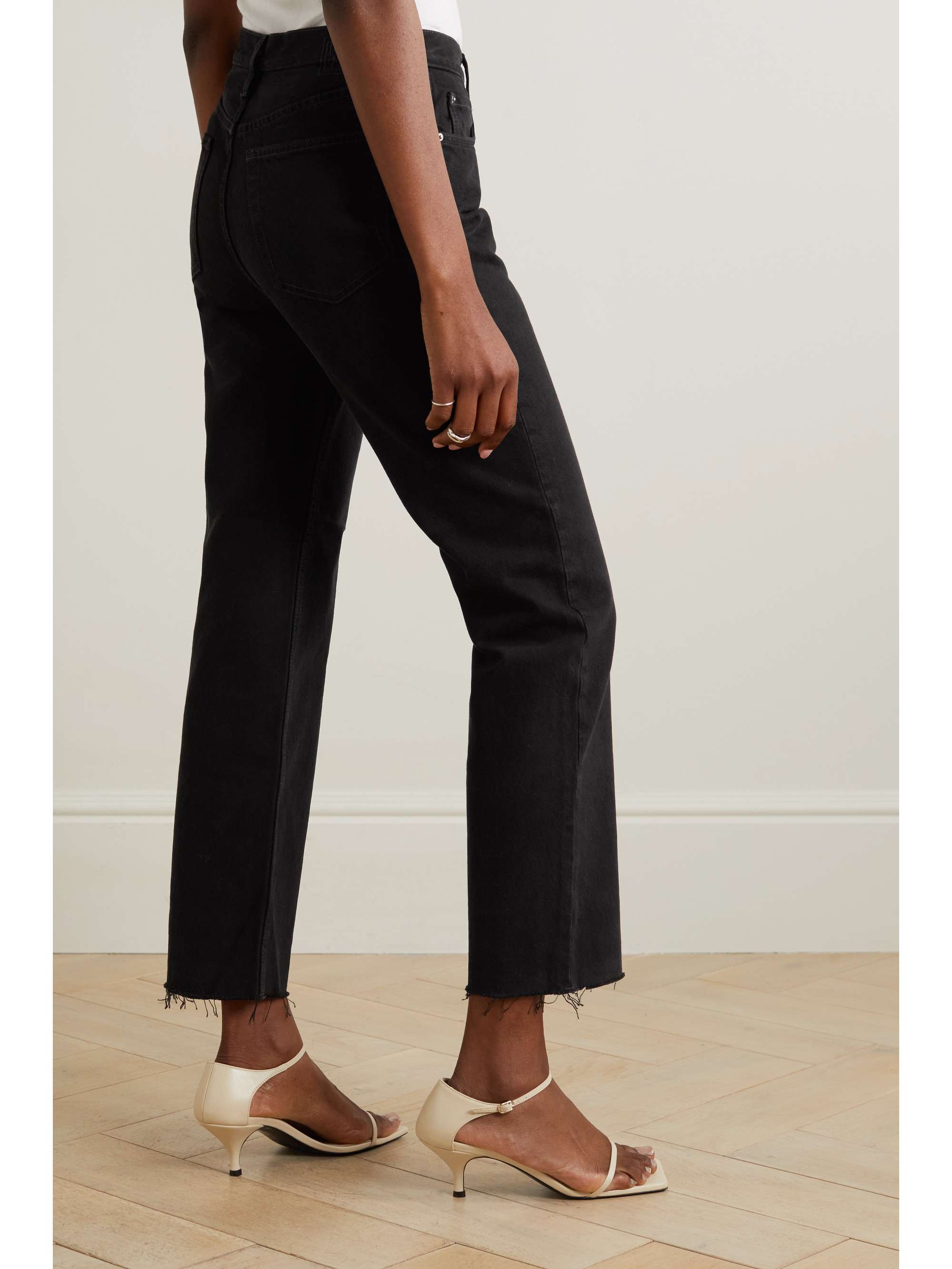 TOTEME Classic Cut high-rise straight-leg organic jeans | NET-A-PORTER