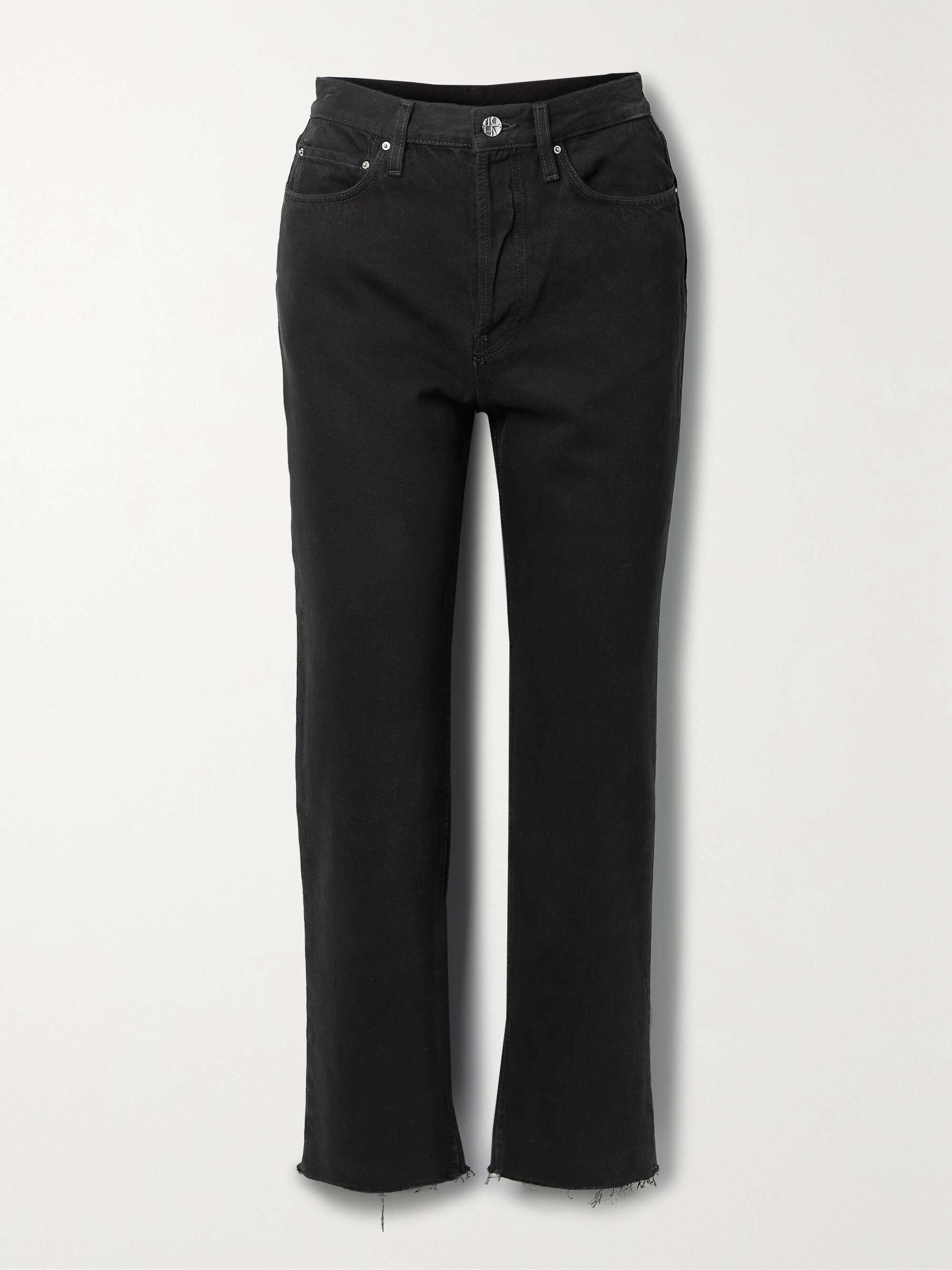 TOTEME Classic Cut high-rise straight-leg organic jeans | NET-A-PORTER