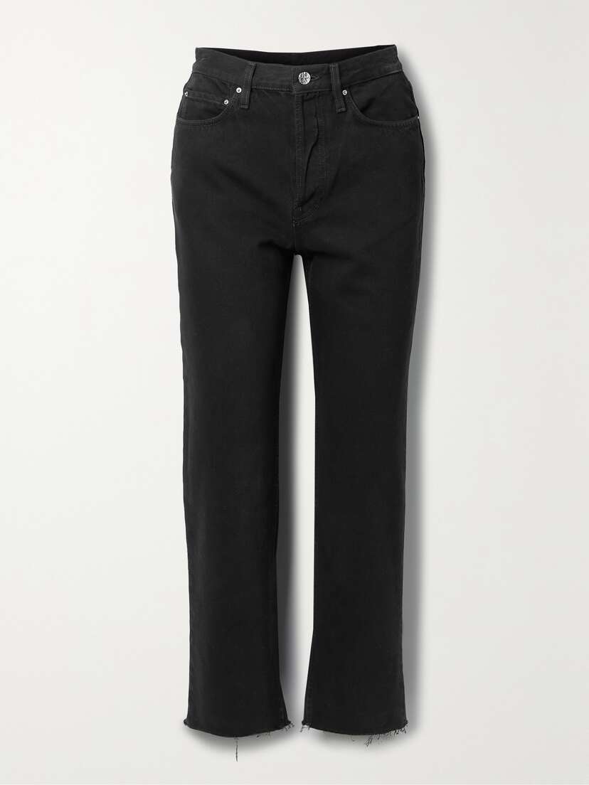 TOTEME Classic Cut High-rise Straight-leg Organic Jeans