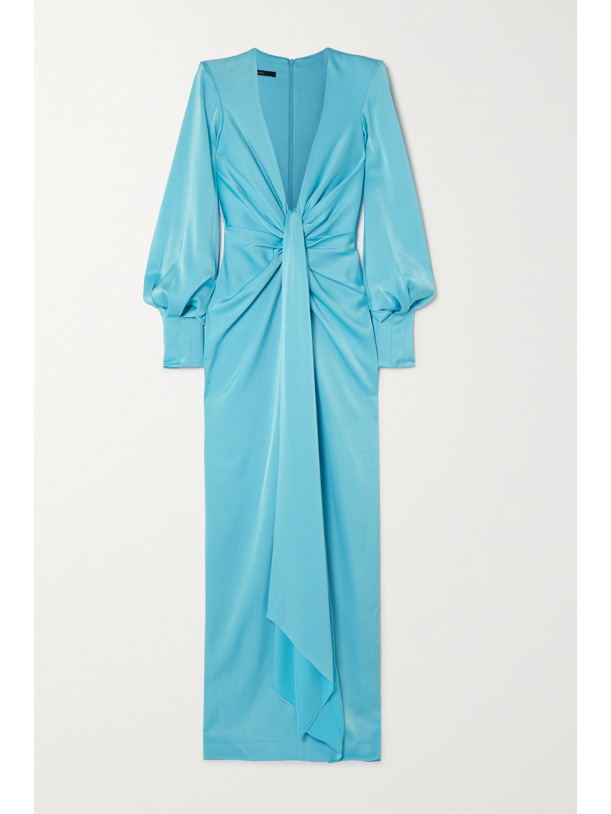 Alex Perry Dane Twisted Satin-crepe Gown