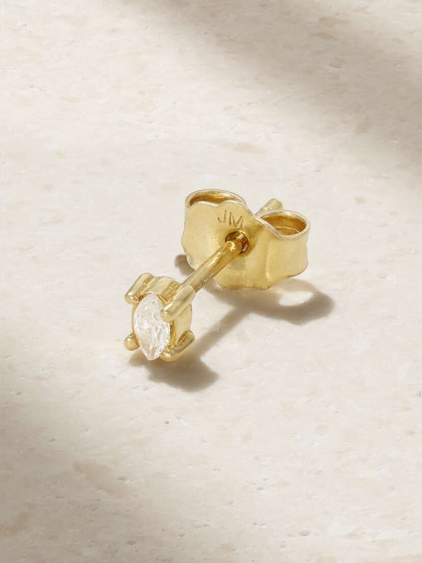 Jennifer Meyer 18-karat Gold Diamond Single Earring