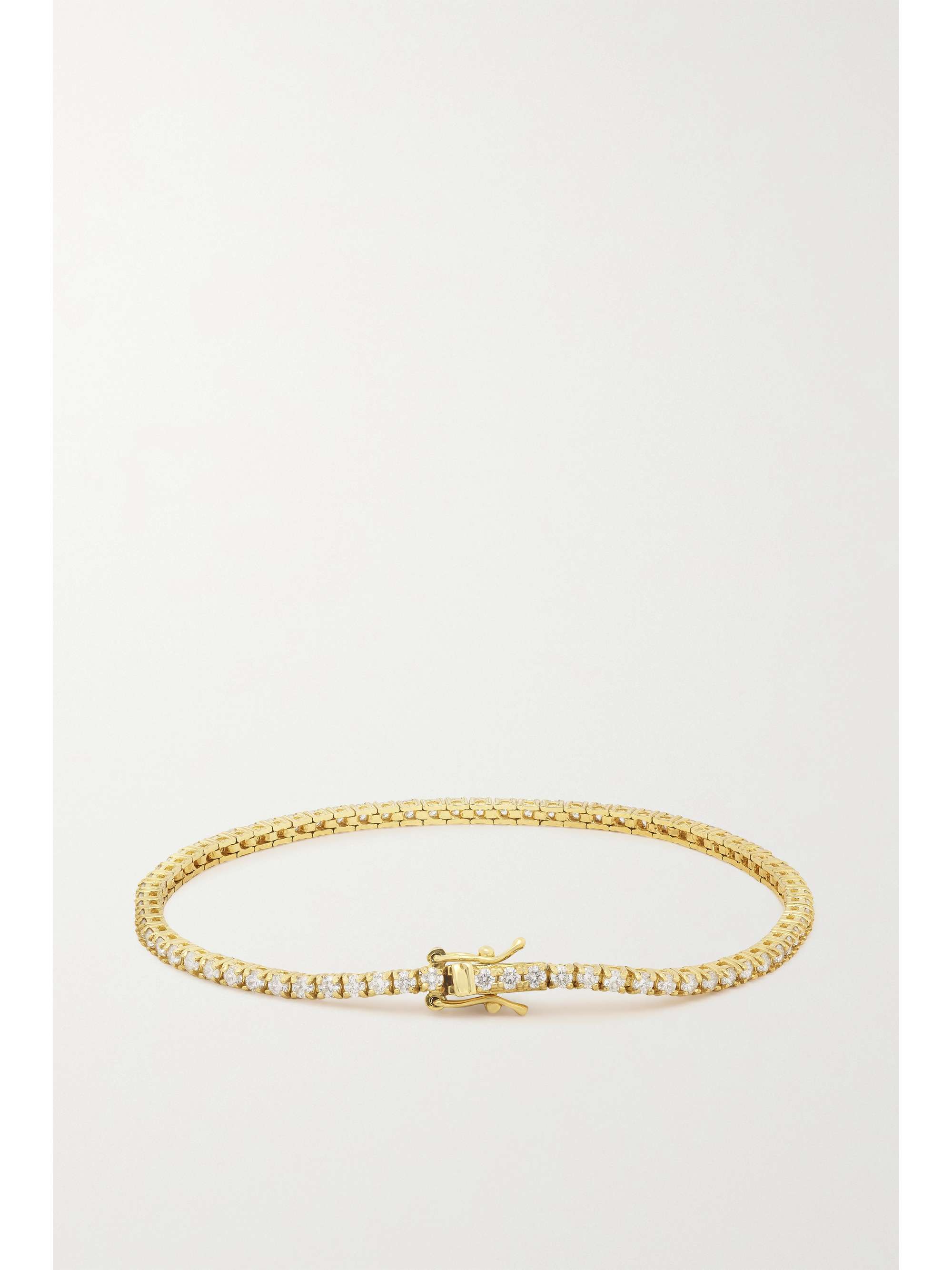 JENNIFER MEYER 18-karat gold diamond tennis bracelet