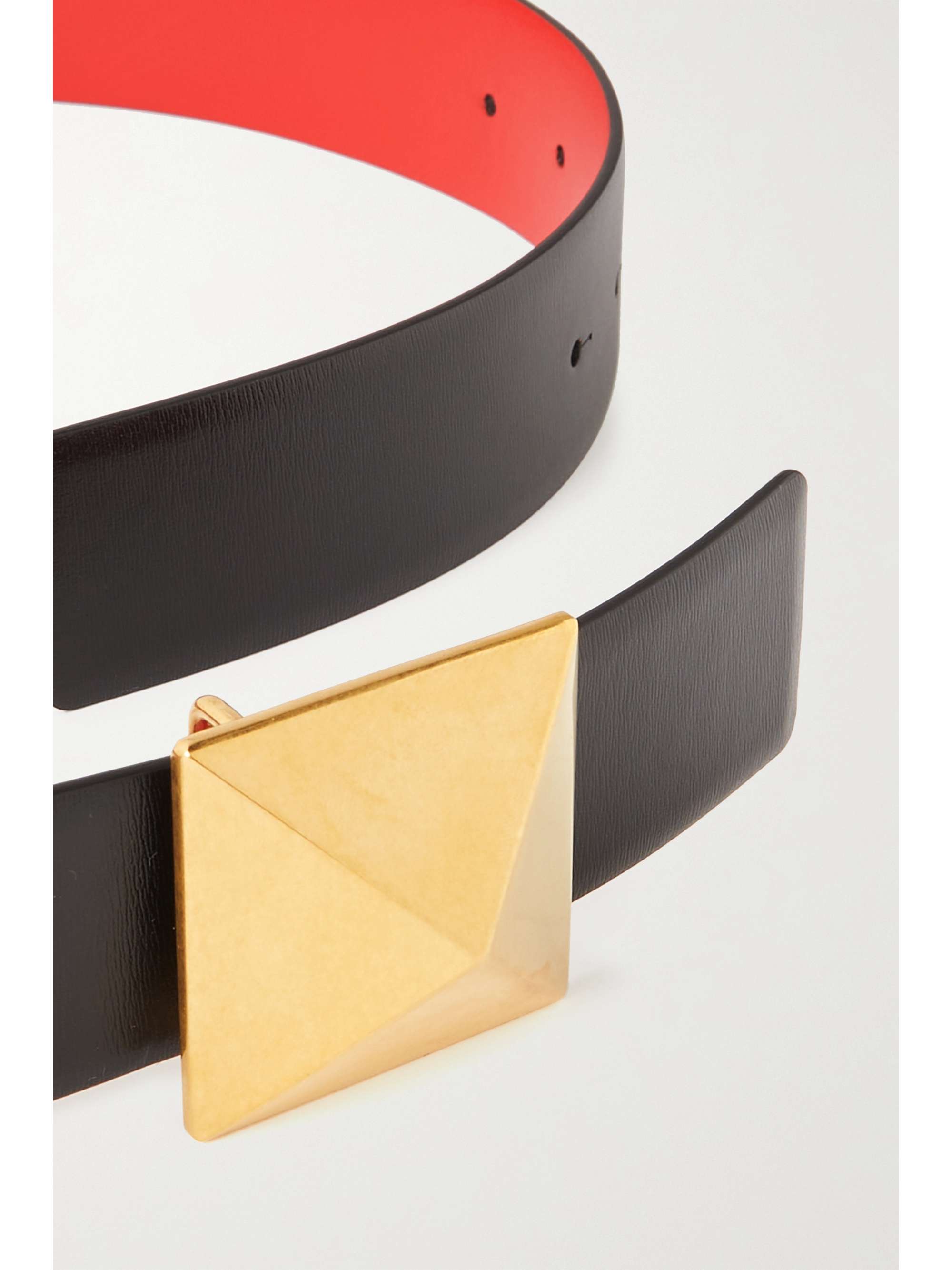 VALENTINO GARAVANI Valentino Garavani Rockstud embellished reversible leather belt