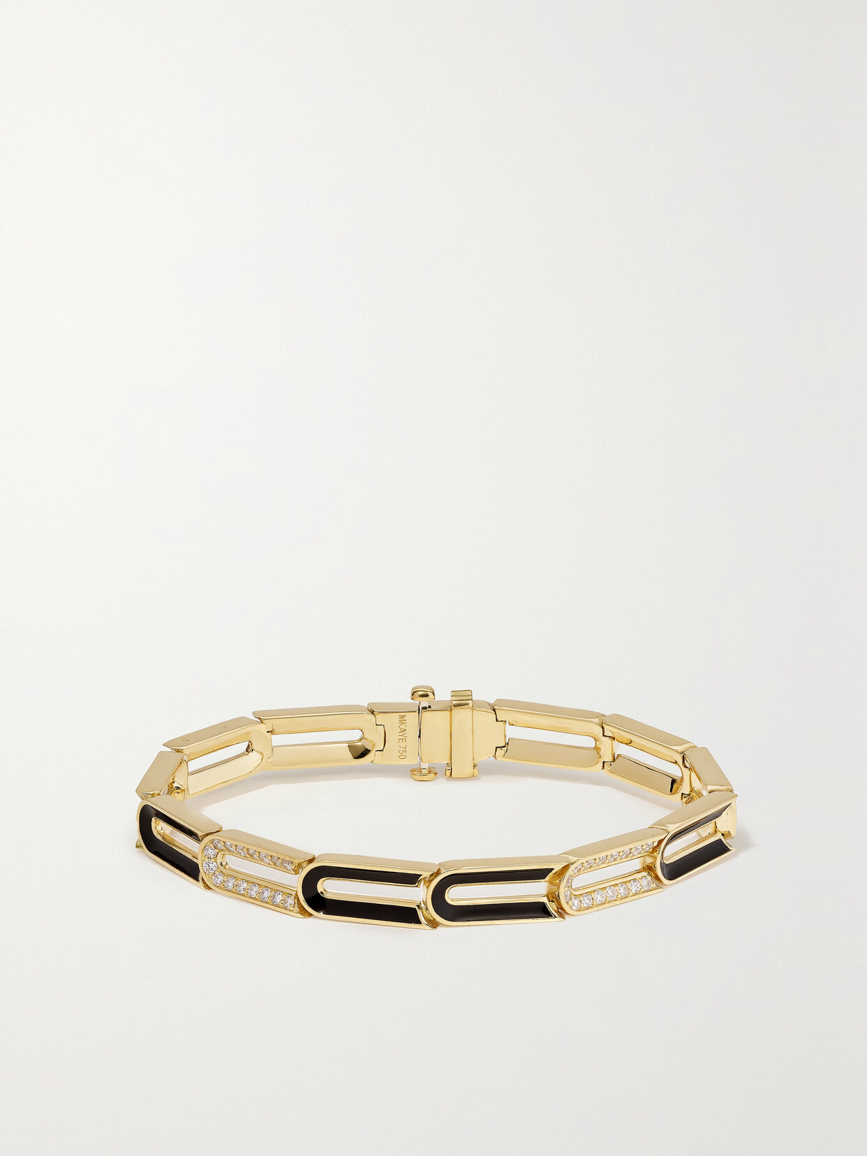Melissa Kaye Kira 18-karat , Enamel And Diamond Bracelet