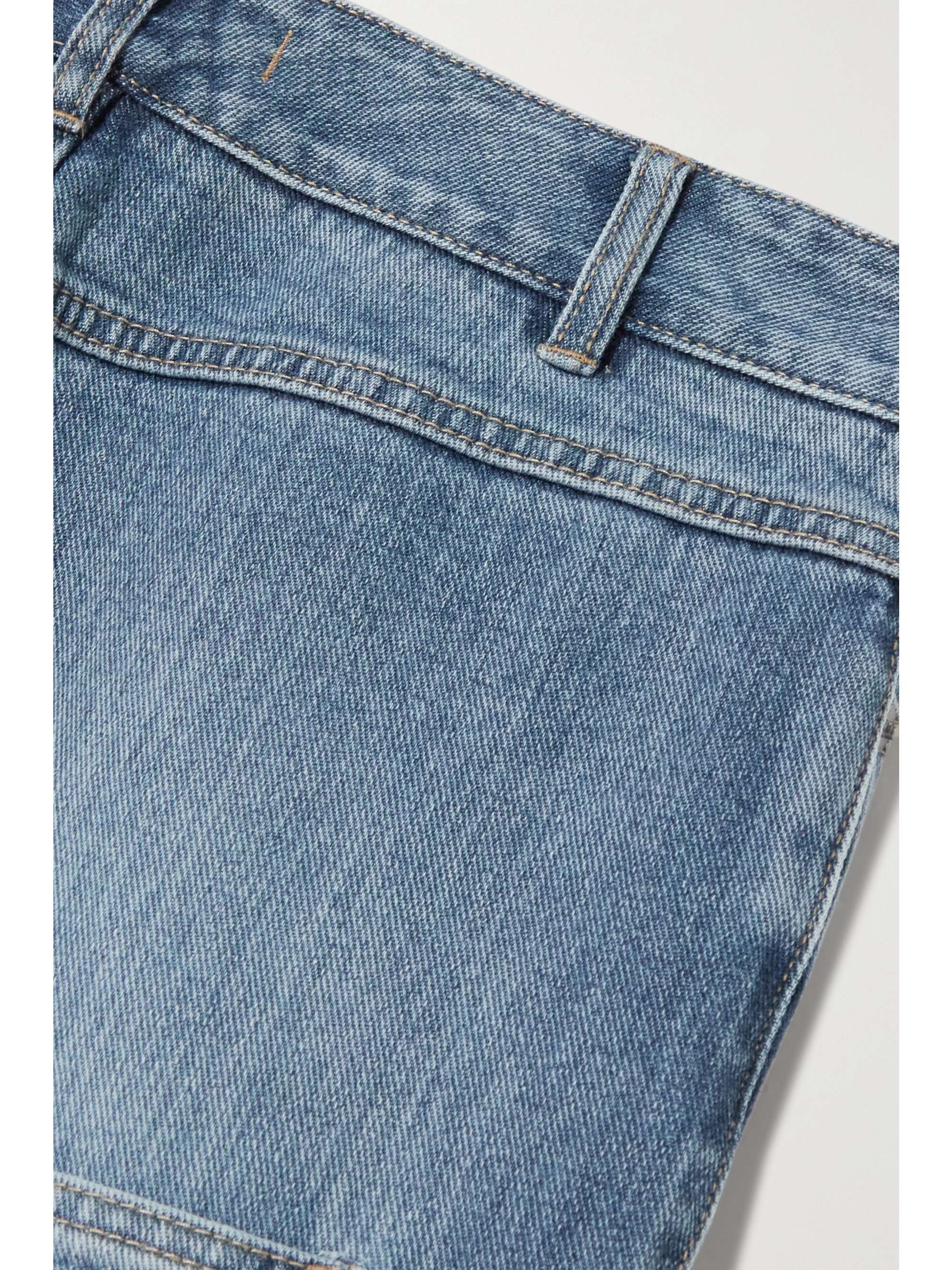 Mid denim Fundamentals Brancusi cropped 