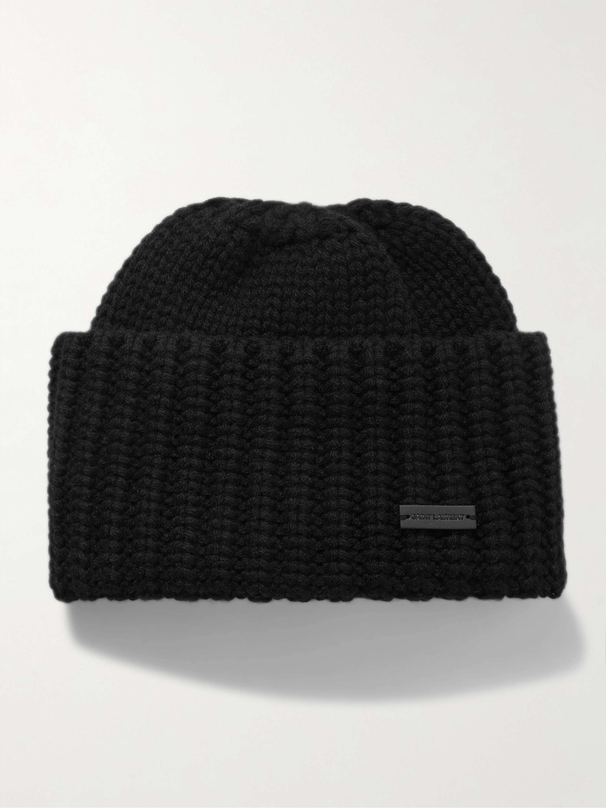 ALL SAINTS Ribbed Mix Beanie Black One Size 