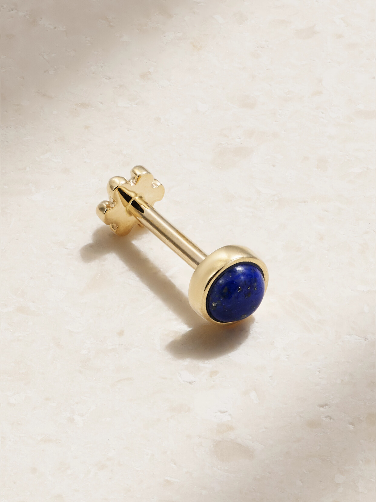 MARIA TASH - 14-karat Gold Lapis Lazuli Single Earring - one size 22 Awaiting product image