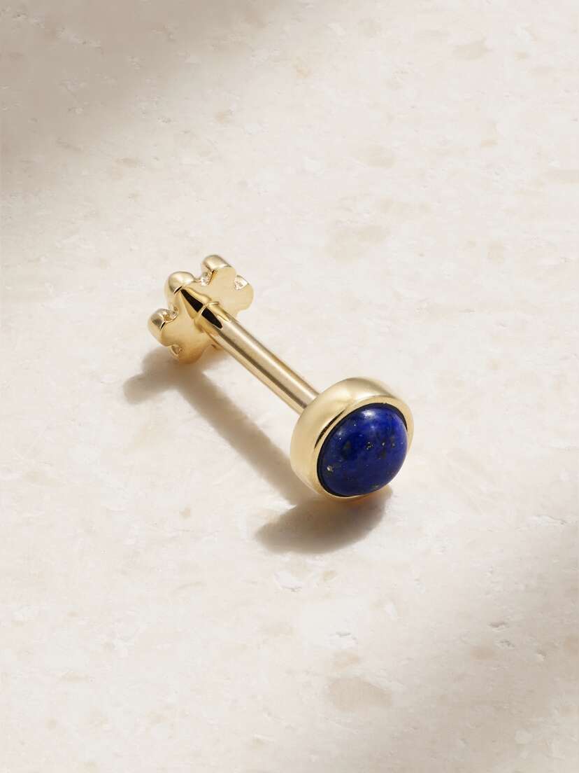 MARIA TASH 14-karat Gold Lapis Lazuli Single Earring