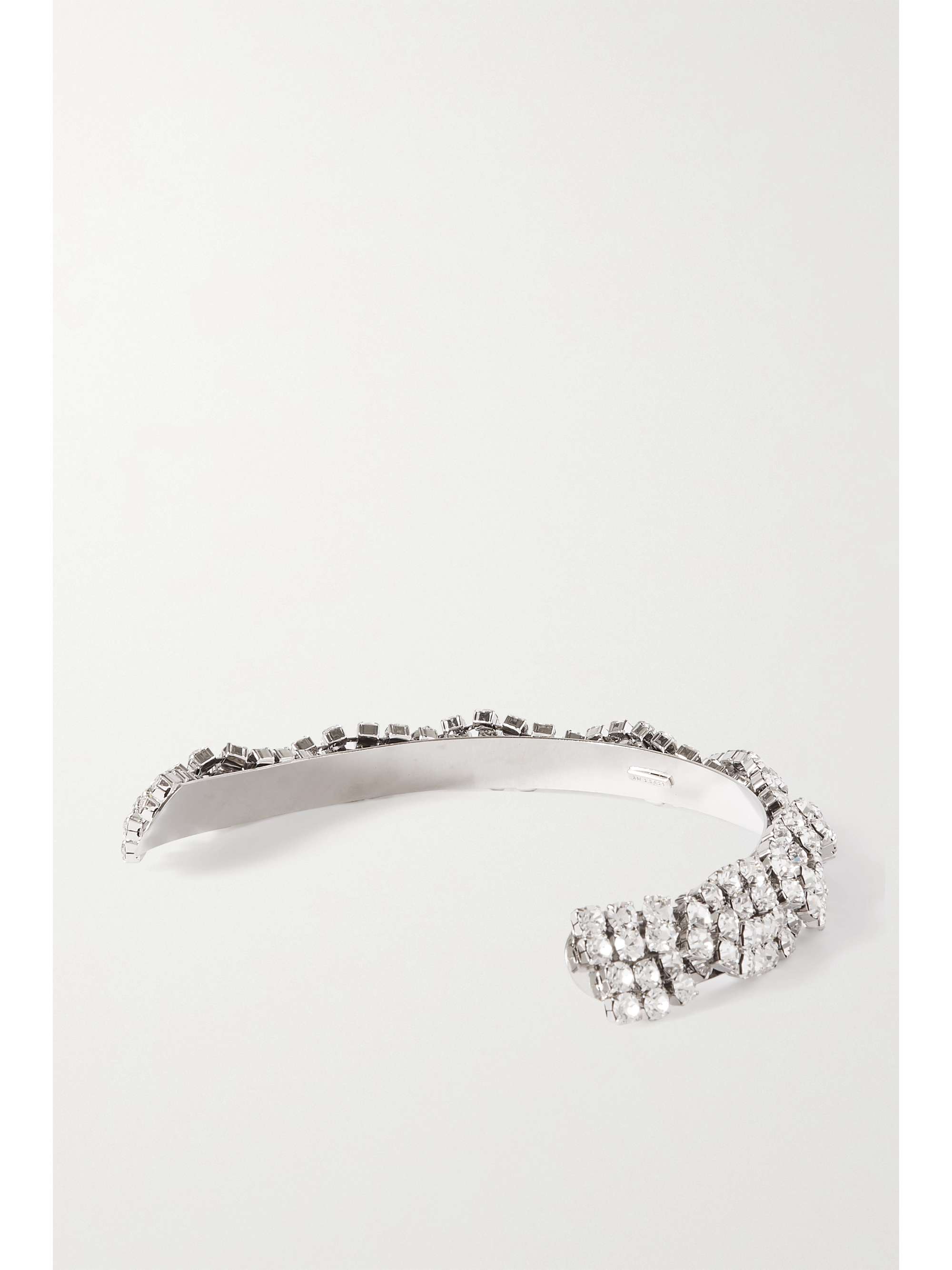 LELET NY Silberfarbener Haarreif mit Swarovski-Kristallen